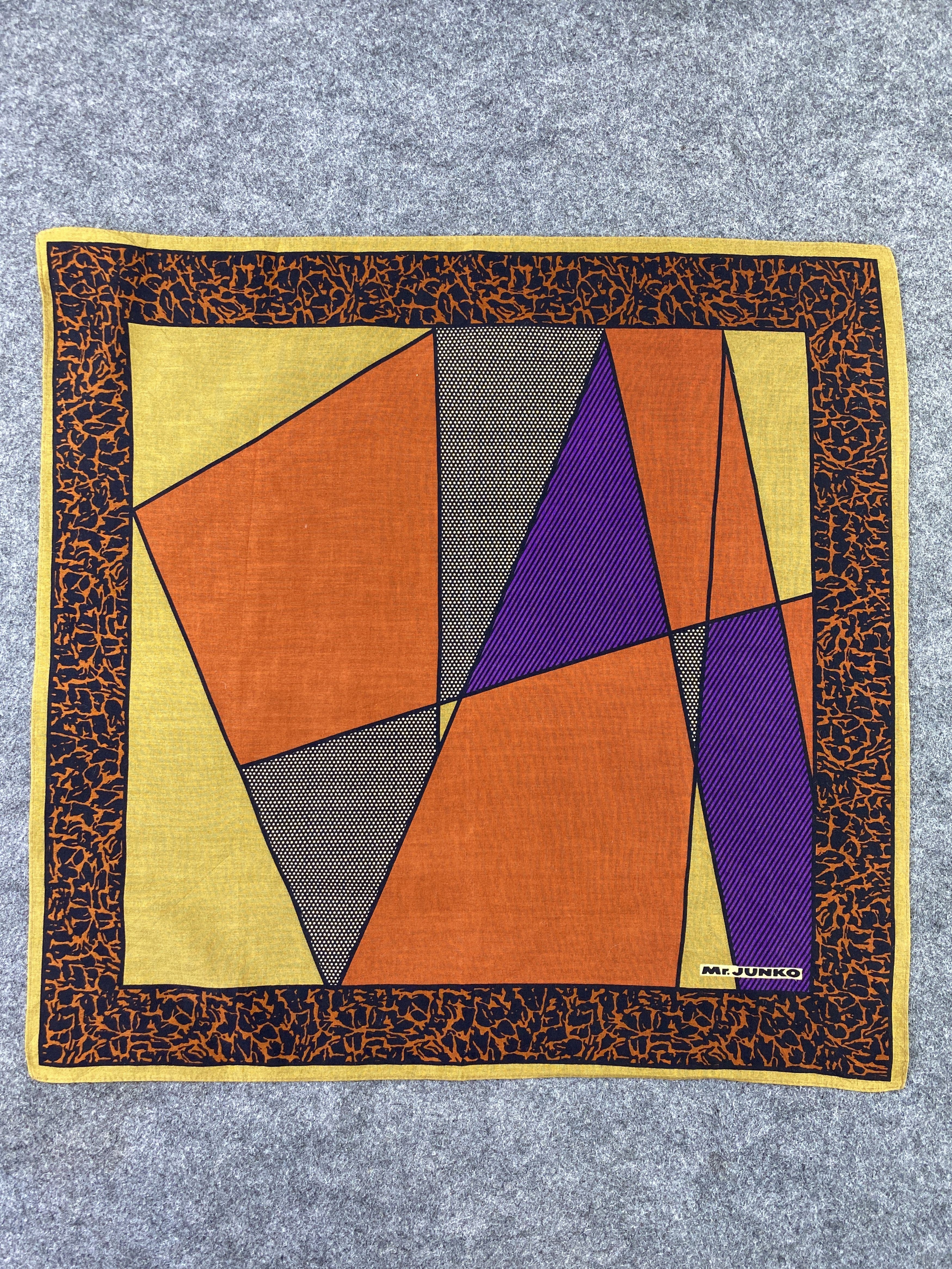 Japanese Brand × Mr. Junko × Vintage Mr. Junko Handkerchief / Bandana / Neckerchief-B135 Size ONE SIZE - 3 Thumbnail