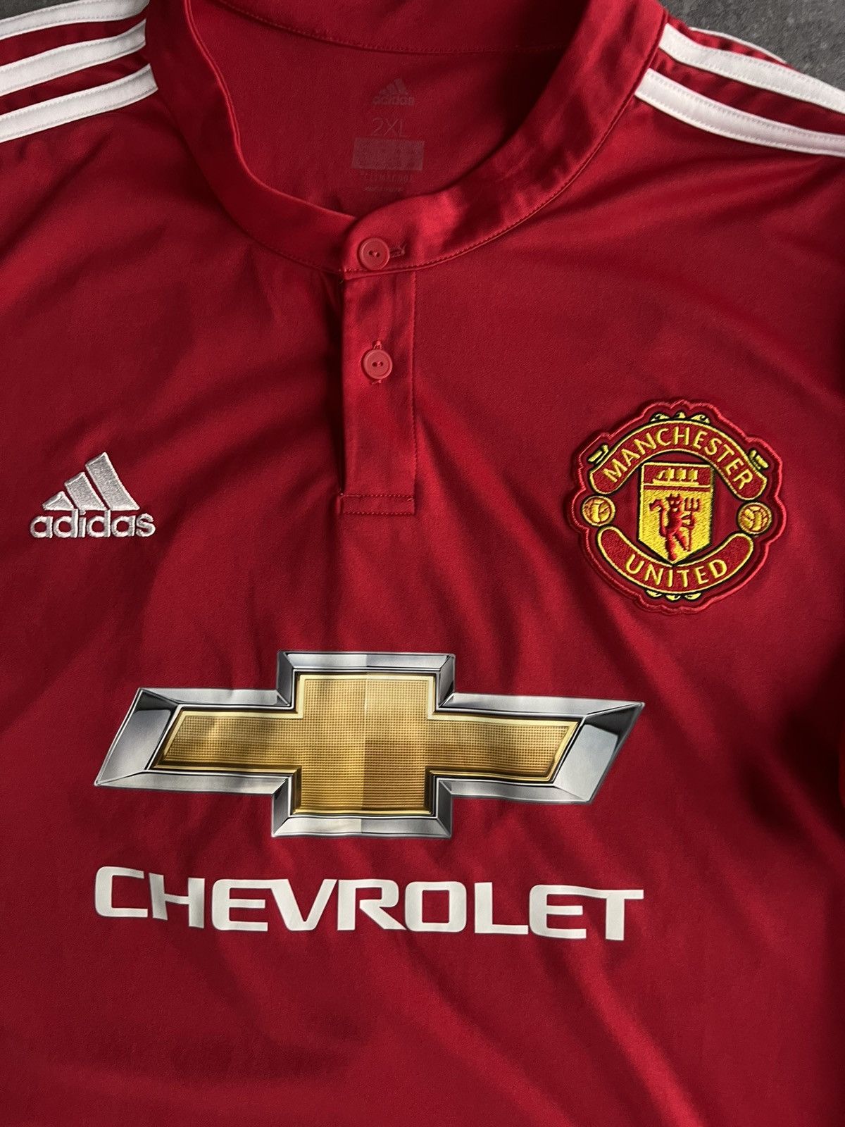 Adidas × Vintage Adidas Manchester United Lukaku Football Soccer FC Size US XXL / EU 58 / 5 - 7 Thumbnail