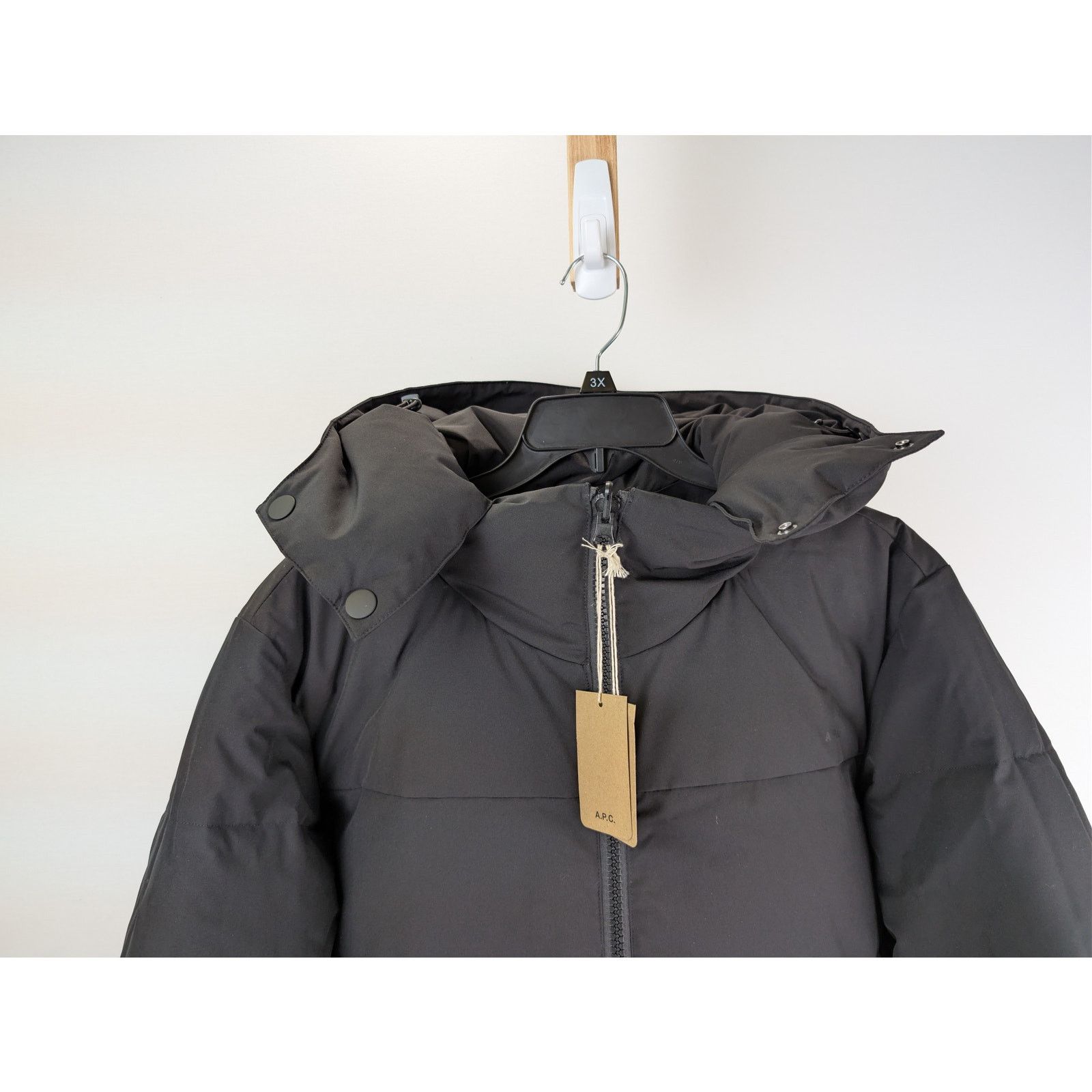 A.P.C. o1rshd1 Reversible Doudoune Sam Hoodie Jacket Kaki Military Size US L / EU 52-54 / 3 - 13 Thumbnail