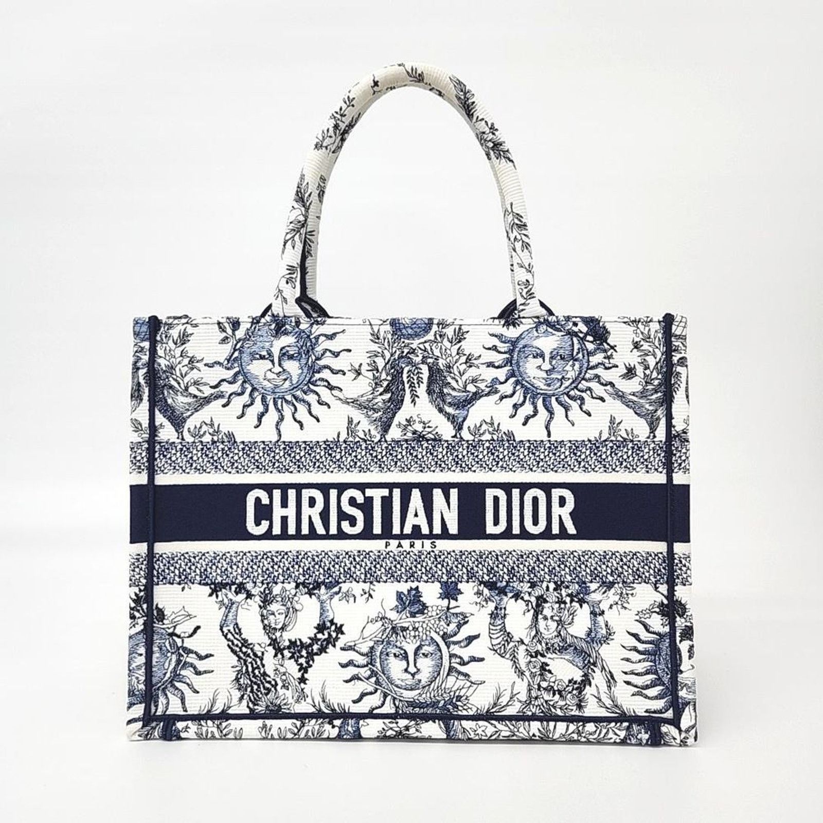 Christian Dior Book Tote Bag 36 M1296 (9915397) in Blue, Women's