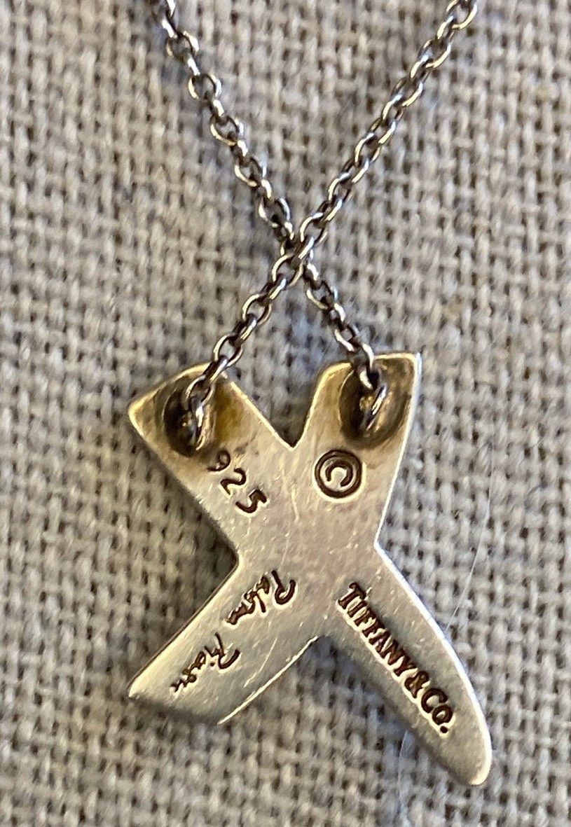 Tiffany & Co. Tiffany&Co. Paloma Picasso 'Kiss' Pendant Necklace in Sterl Size ONE SIZE - 4 Thumbnail