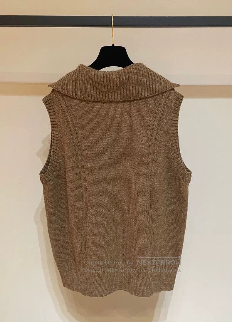 Chanel Chanel Lapel knitted vest Size XS / US 0-2 / IT 36-38 - 6 Thumbnail