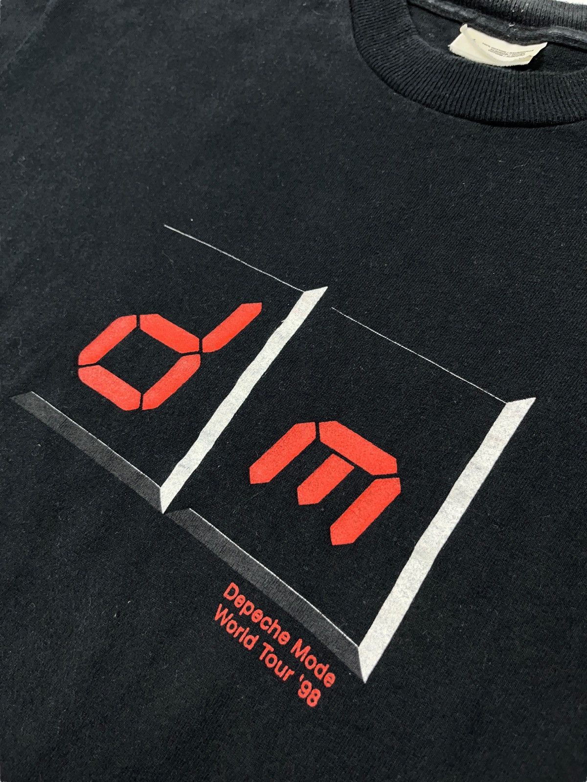 Band Tees Vintage 1998 Depeche Mode World Tour T-shirt Size US L / EU 52-54 / 3 - 4 Thumbnail