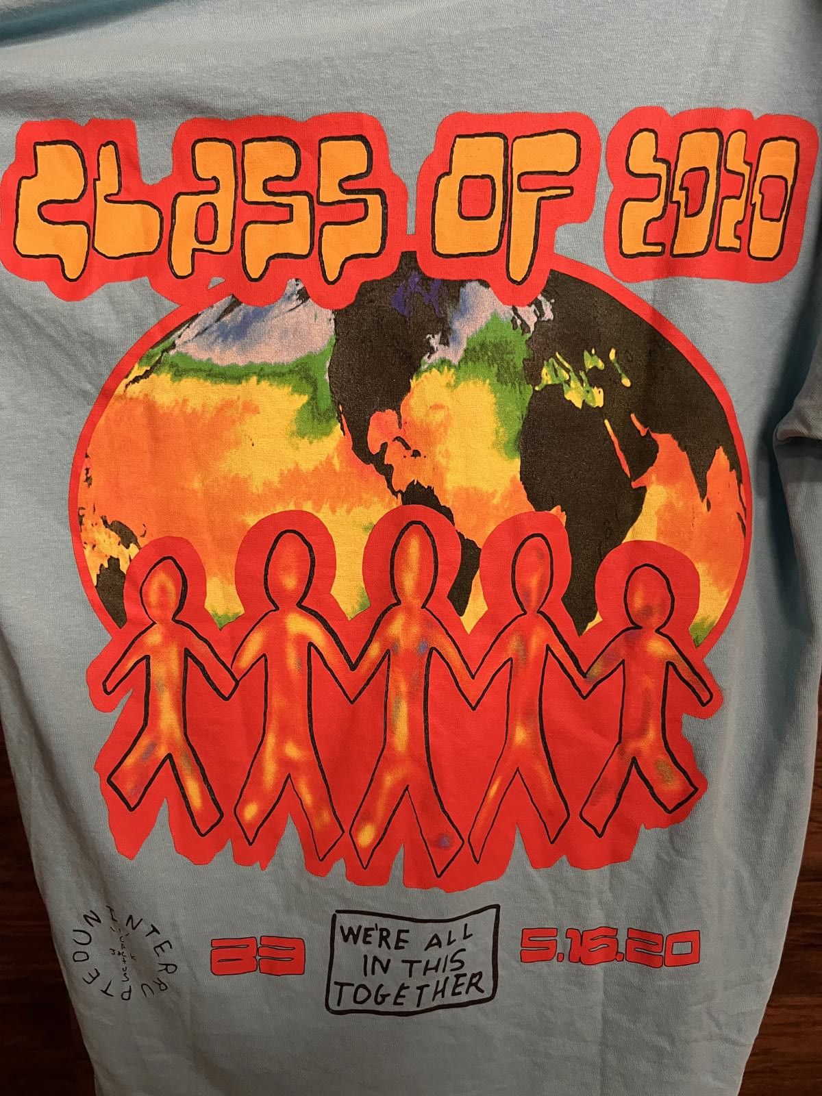 Designer Cactus Jack T-shirt Class of 2020 Uniterrupted Tee -M Size US M / EU 48-50 / 2 - 5 Thumbnail