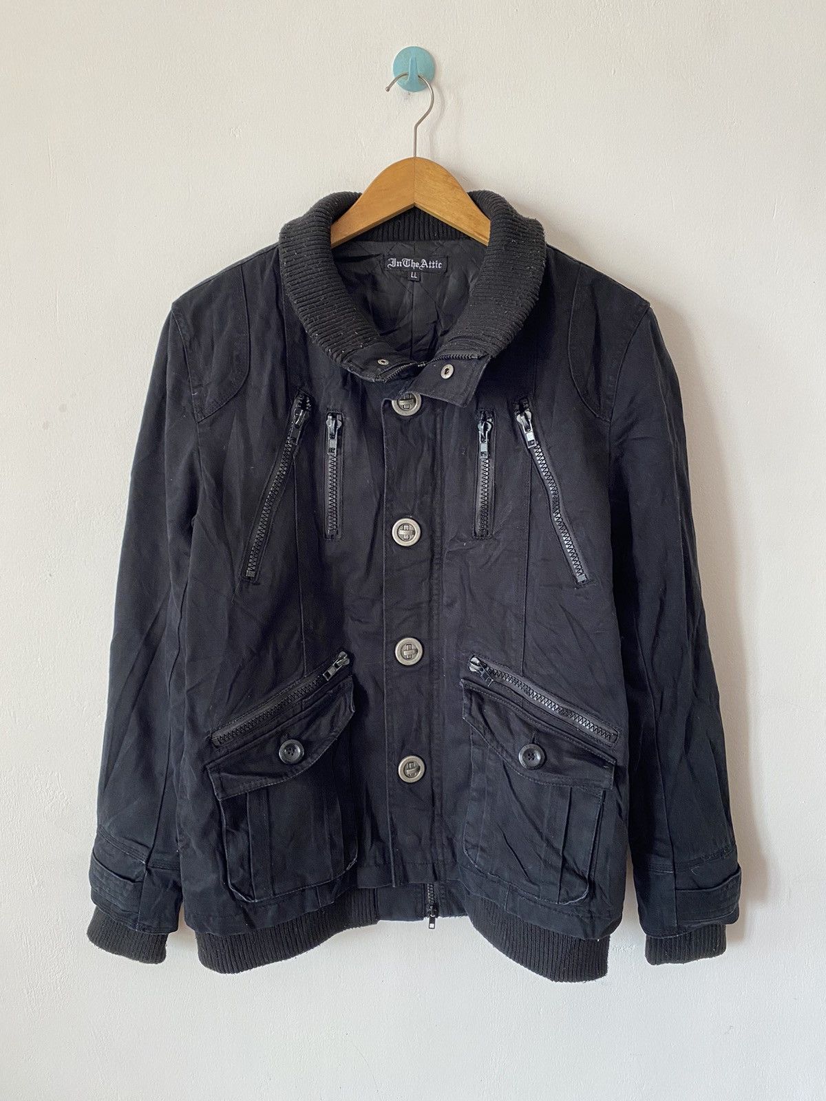 14th Addiction × In The Attic × KMRii Vtg In The Attic Japan Militery Zipp Bondage Tactical Jacket Size US L / EU 52-54 / 3 - 2 Thumbnail