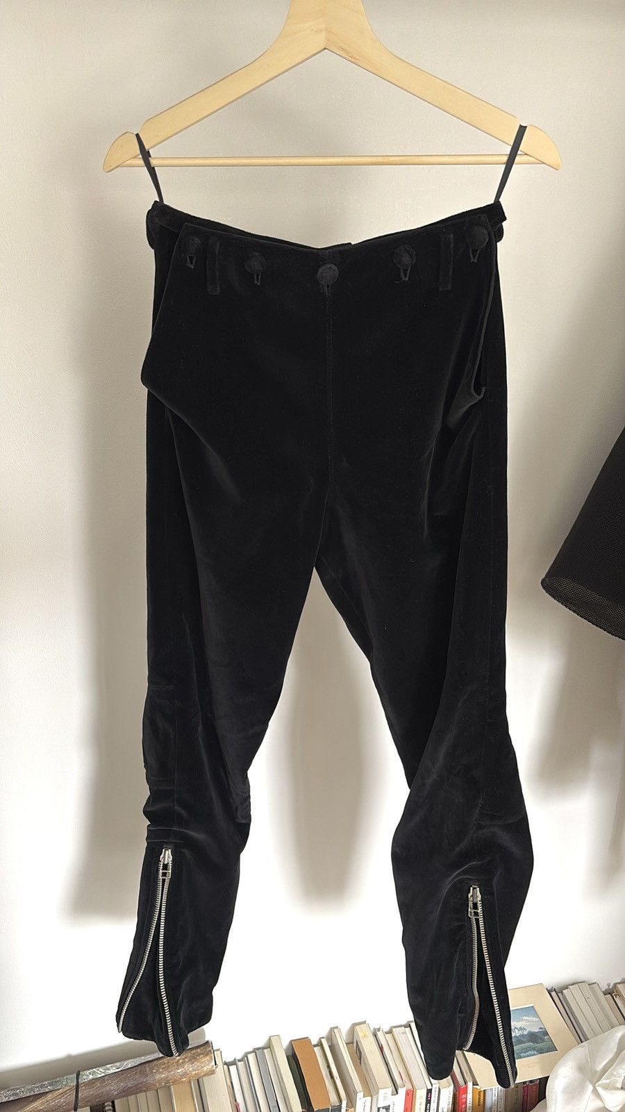 Jean Paul Gaultier Jean Paul Gaultier Homme Archive Velvet Marine Pants Size US 28 / EU 44 - 5 Thumbnail