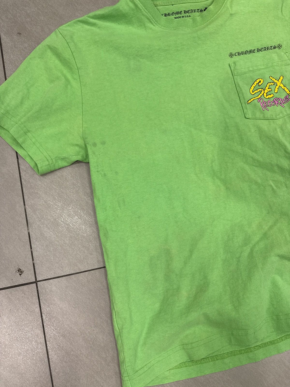 Chrome Hearts Chrome hearts Matty boy Sex Records T-Shirt Slime Size US M / EU 48-50 / 2 - 2 Thumbnail