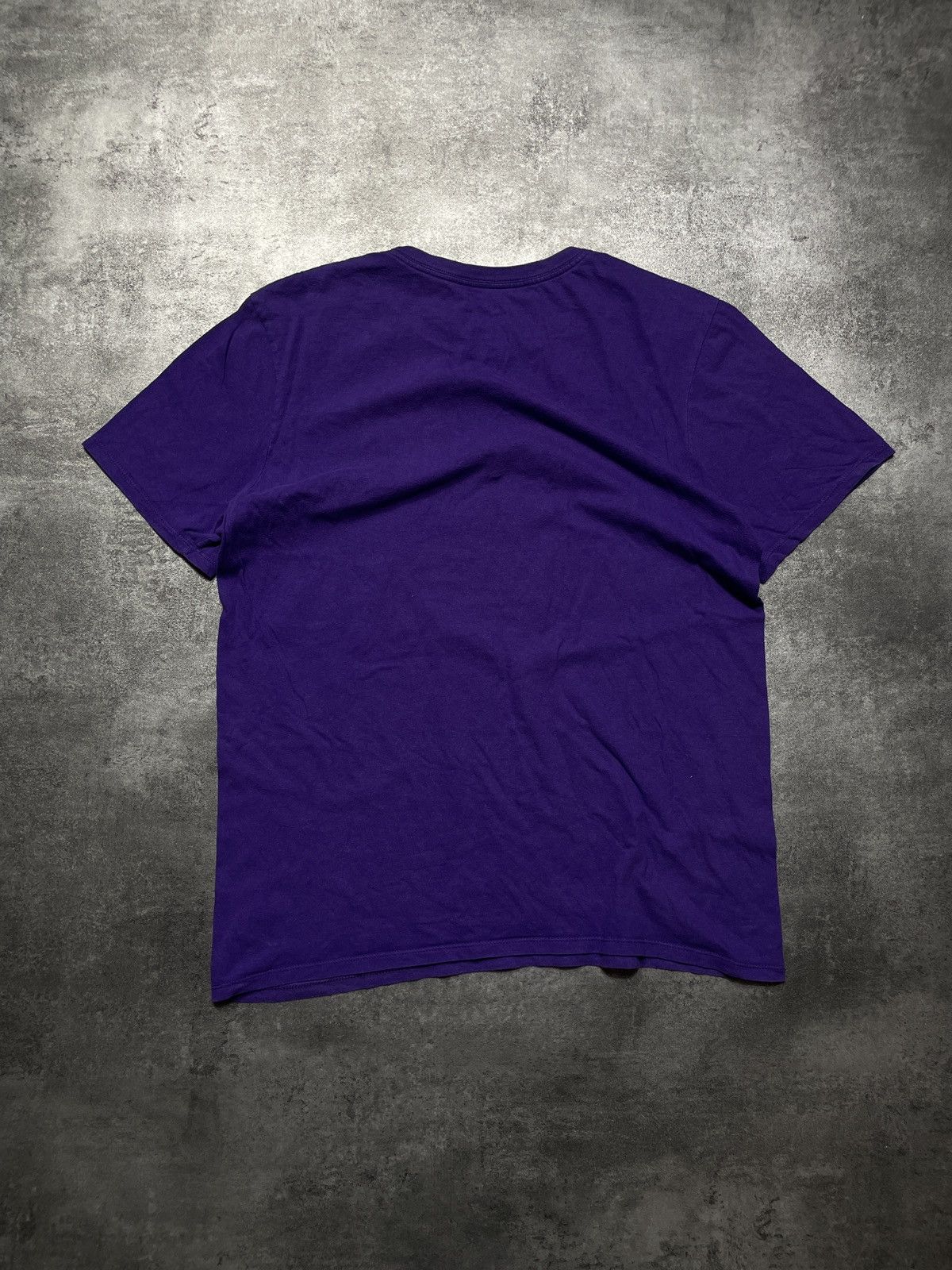 Nike × Vintage Nike Lakers T-Shirt Spellout Big Logo Rare Hype Basketball Size US M / EU 48-50 / 2 - 3 Thumbnail