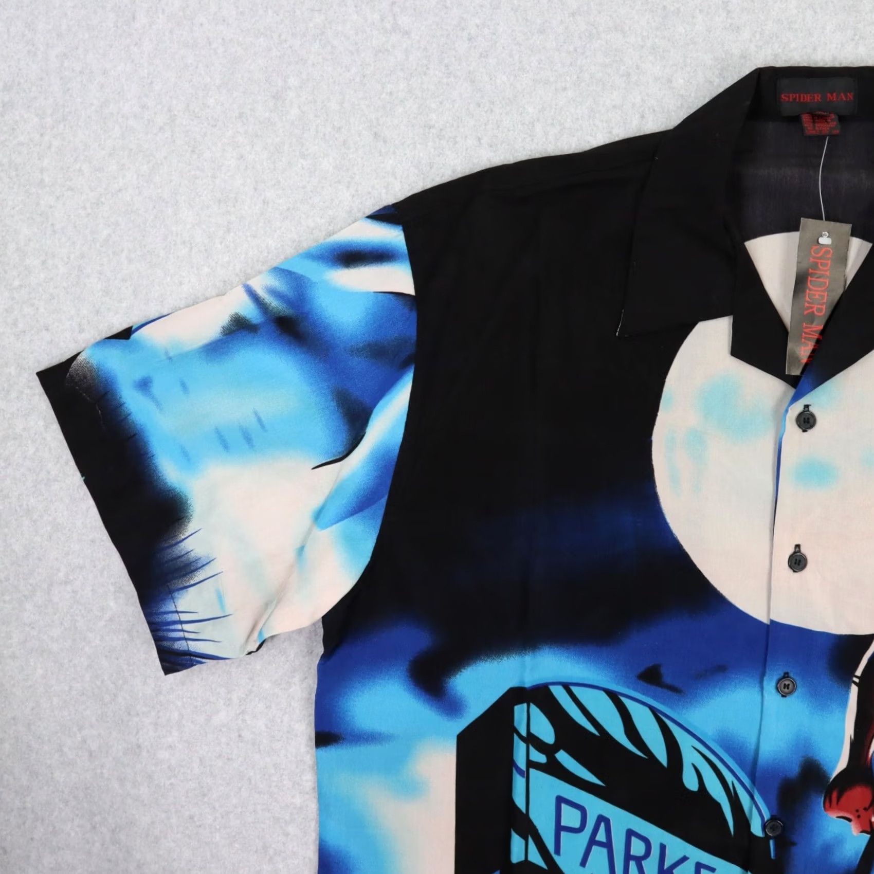 Vintage VINTAGE Marvel Comics Spider Man Peter Parker Button Up Shirt MENS XL Blue ParkER 95 Size US XL / EU 56 / 4 - 6 Thumbnail