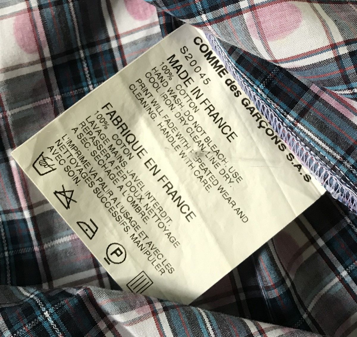 Comme des Garcons CDG SHIRT polkadot checkered shirt Size US S / EU 44-46 / 1 - 3 Thumbnail