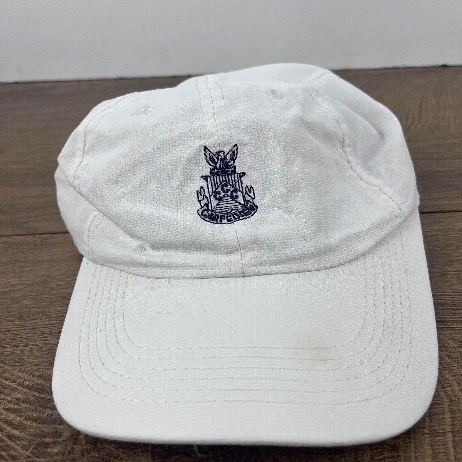 Other Georgia's Golf Channel Hat Carpediegup CCC White Hat Adjusta Size ONE SIZE - 5 Thumbnail