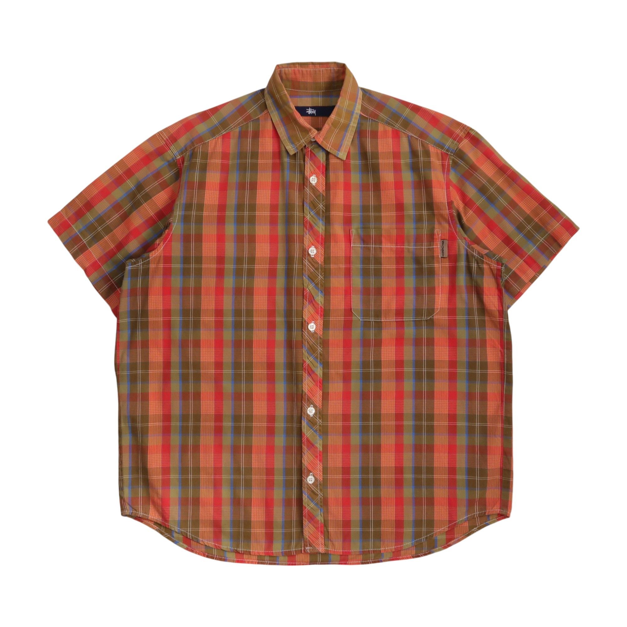 Stussy STÜSSY PSYCHEDELIC CHECK SHIRT | Grailed