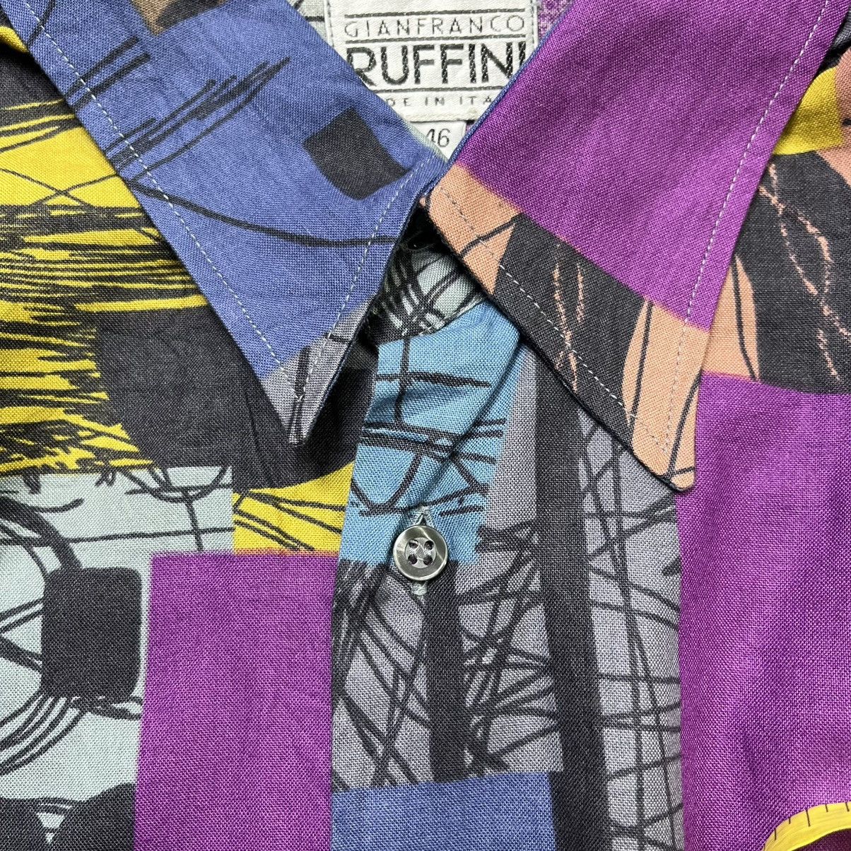Gianfranco Ferre Luxury Style multicolour ruffini italy button ups shirt Size US M / EU 48-50 / 2 - 10 Thumbnail