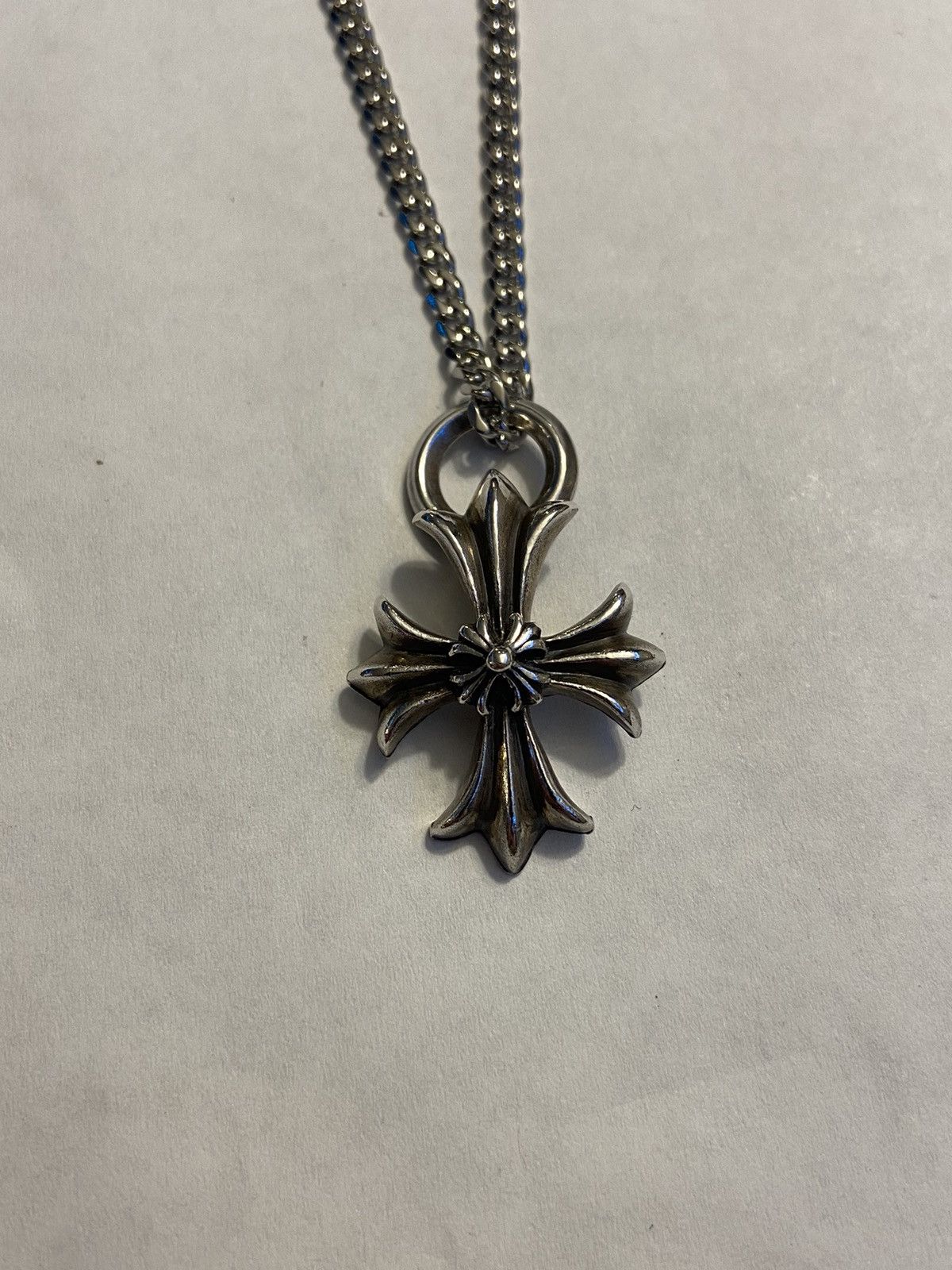 Chrome Hearts Small Double Cross Pendant