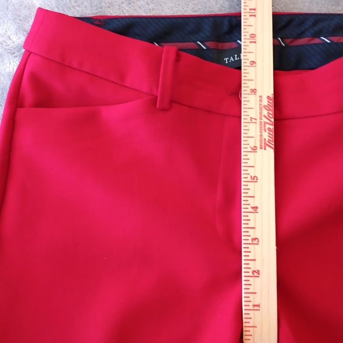 Talbots 2. Keep exact spelling and capitalization from original (Talbots Hampshire Ankle Pants Womens Size 6P Red 31x26.5 Mid Rise Pockets) Size 28" / US 6 / IT 42 - 4 Thumbnail
