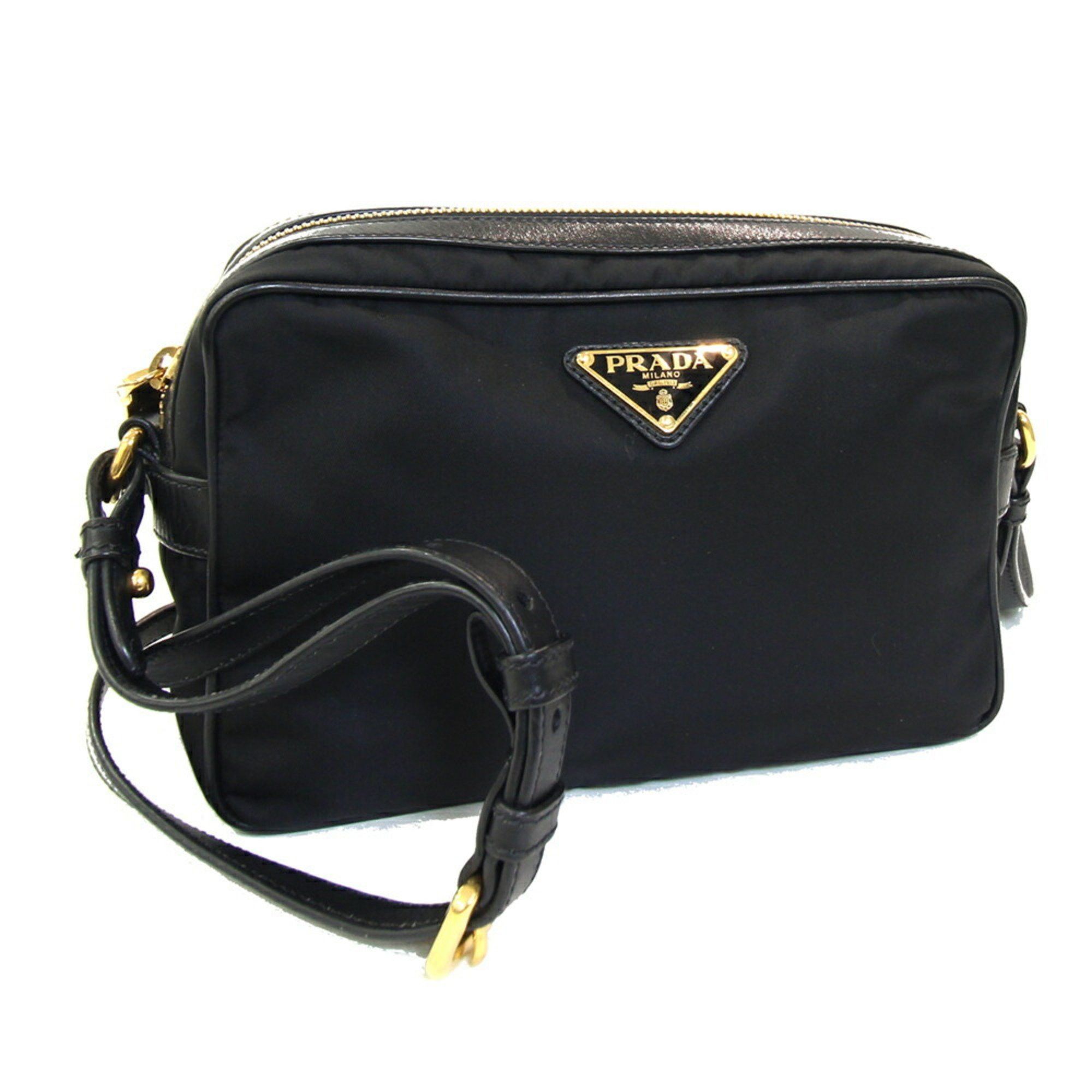 Sling Bag Prada Pochette Bag Prada Shoulder Bag 1BH089 Black Nylon