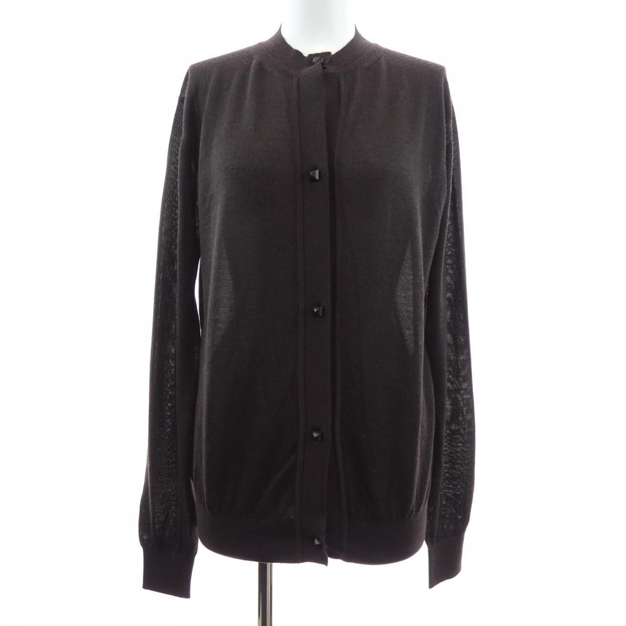 Hermes Hermes Hermes Medor Silk Cashmere Cardigan Textile Tops DUTY FREE for USA Size ONE SIZE - 1 Thumbnail