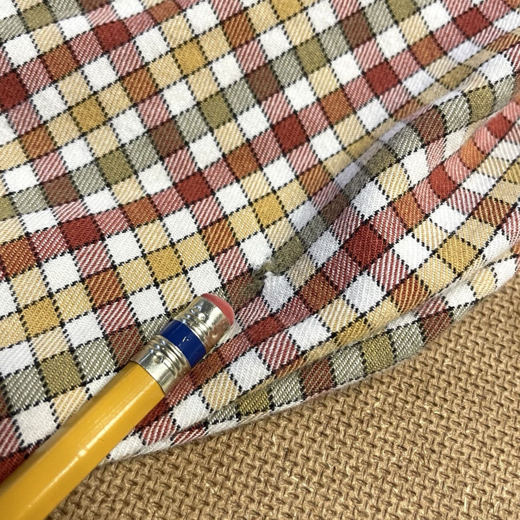 Vintage Patrick James Plaid Button Down Adult Large Beige Gingham Pocket Longsleeve Mens Shirt Beige 90s Retro USA Mens Size US L / EU 52-54 / 3 - 3 Thumbnail