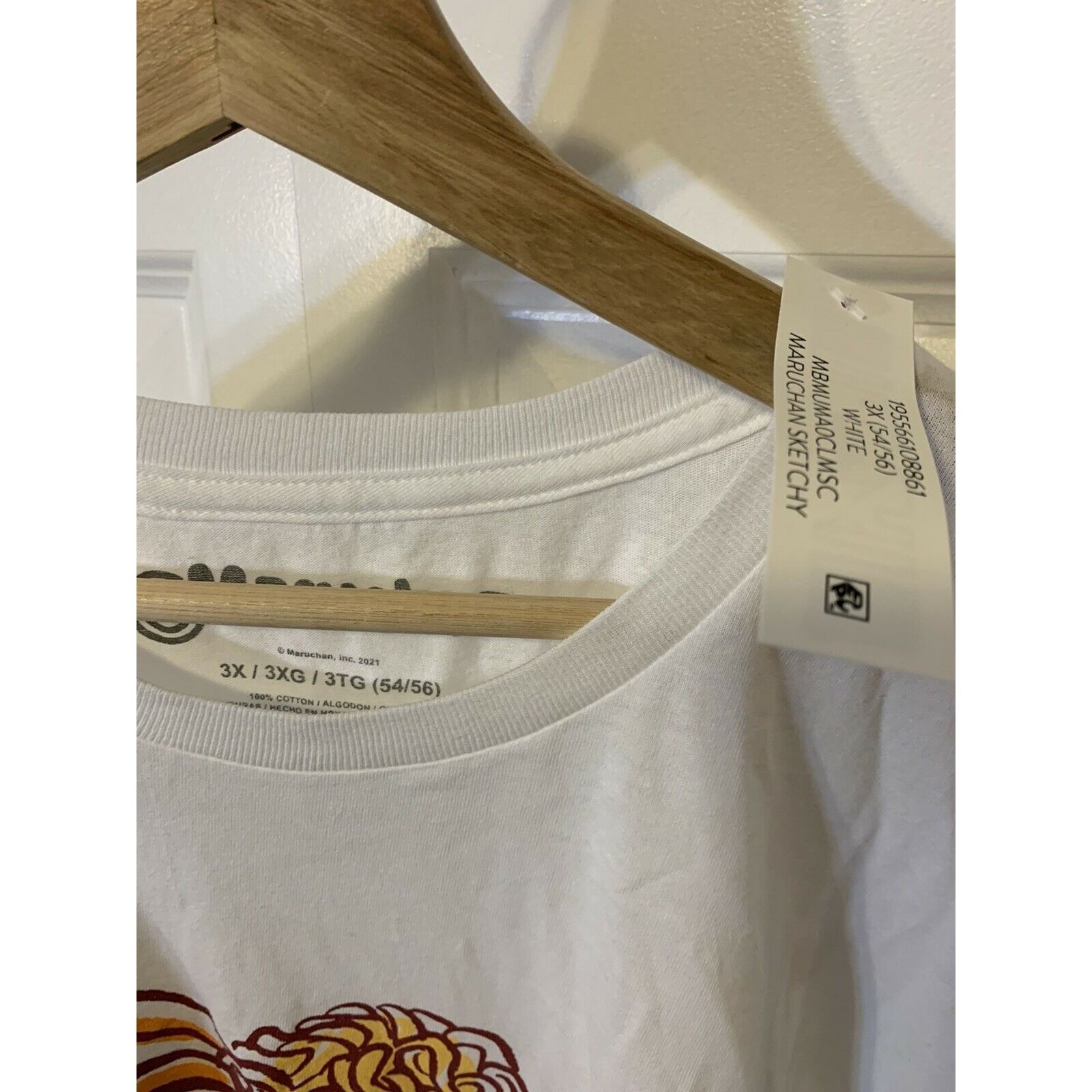 Other New Maruchan Instant Lunch Ramen Noodles White T Shirt Mens Size US XXL / EU 58 / 5 - 2 Thumbnail
