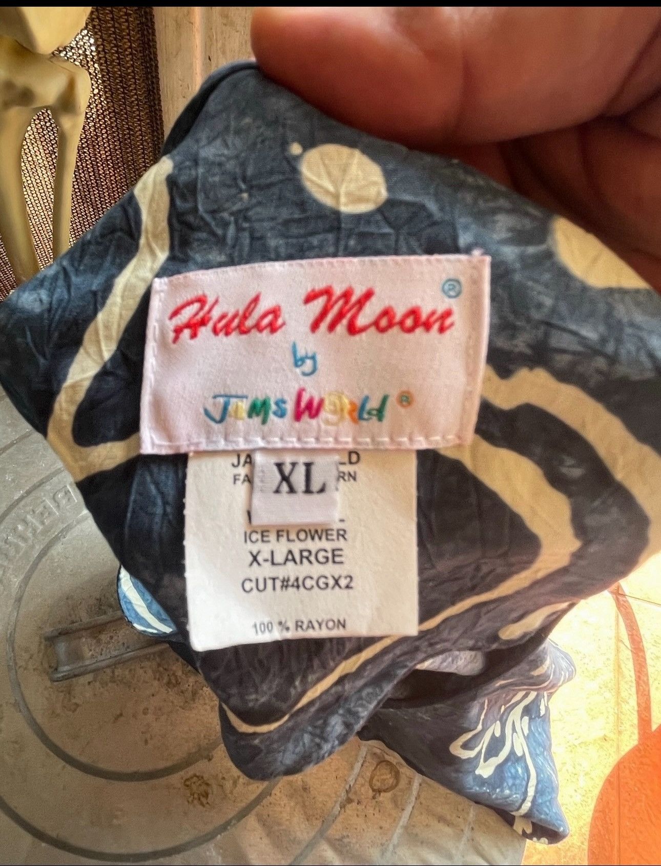Jams World New Jams World Hula Moon Ice Flower Dress Blue Women's XL Size XL / US 12-14 / IT 48-50 - 4 Thumbnail