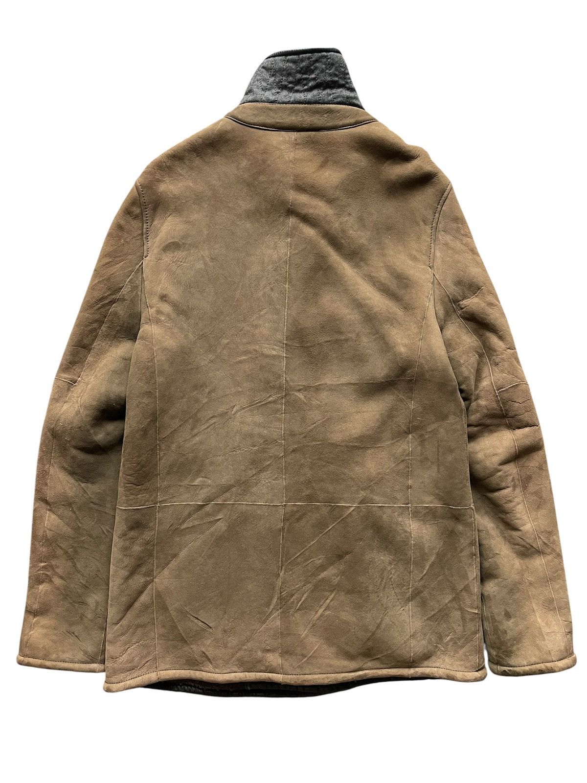 Herno Herno Shearling Leather Double Breasted Coat Size US S / EU 44-46 / 1 - 3 Thumbnail