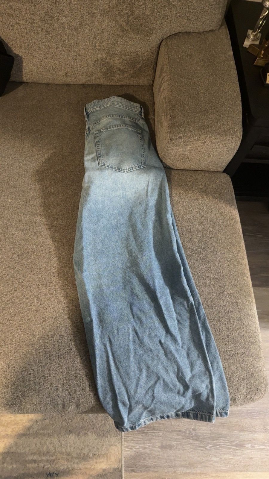 Zara Baggy Blue Jeans Size US 34 / EU 50 - 5 Thumbnail