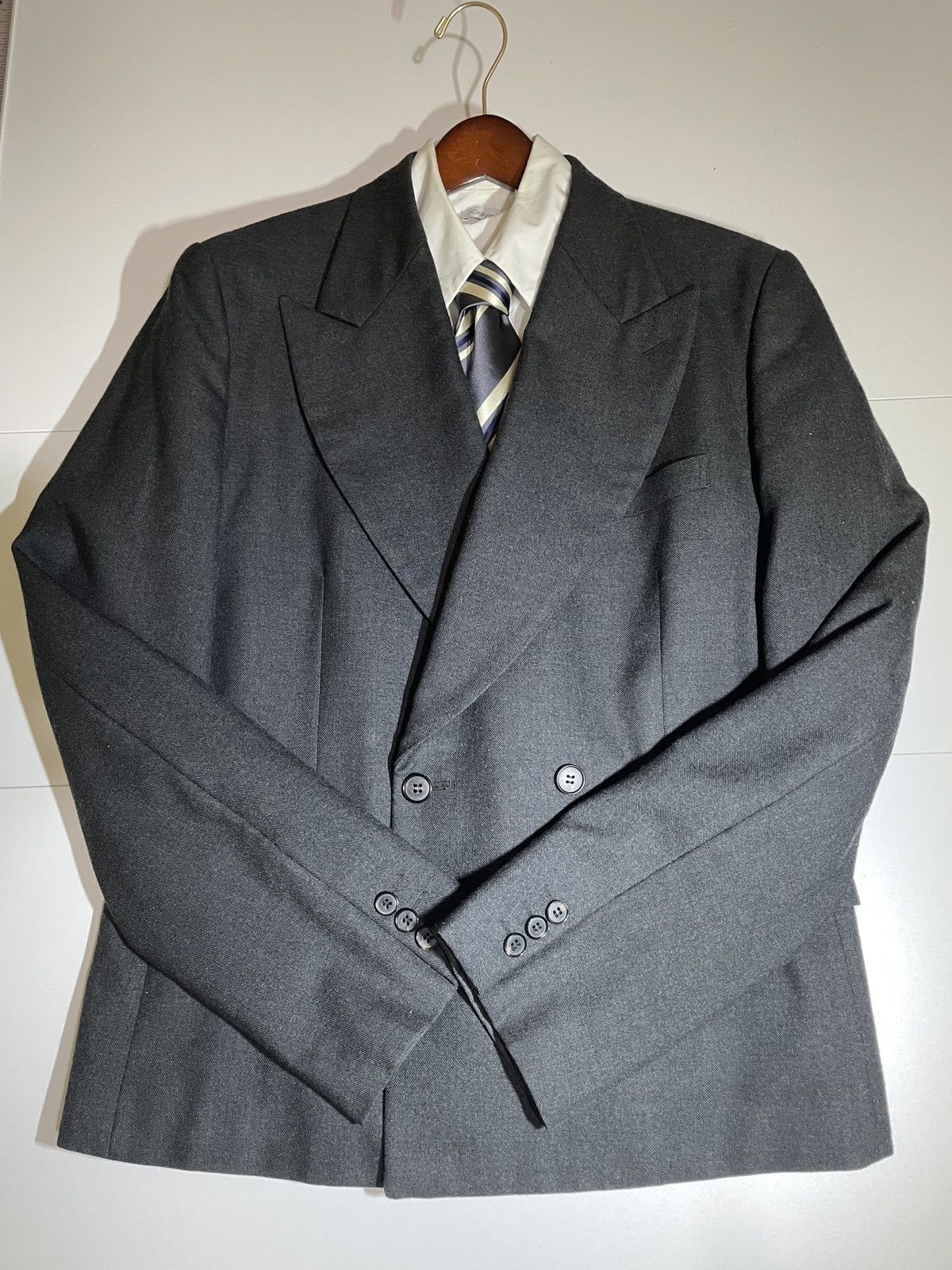 Comme des Garcons Homme Plus × Japanese Brand Comme Des Garçons Homme Plus Double Breasted Jacket Size 40R - 3 Thumbnail