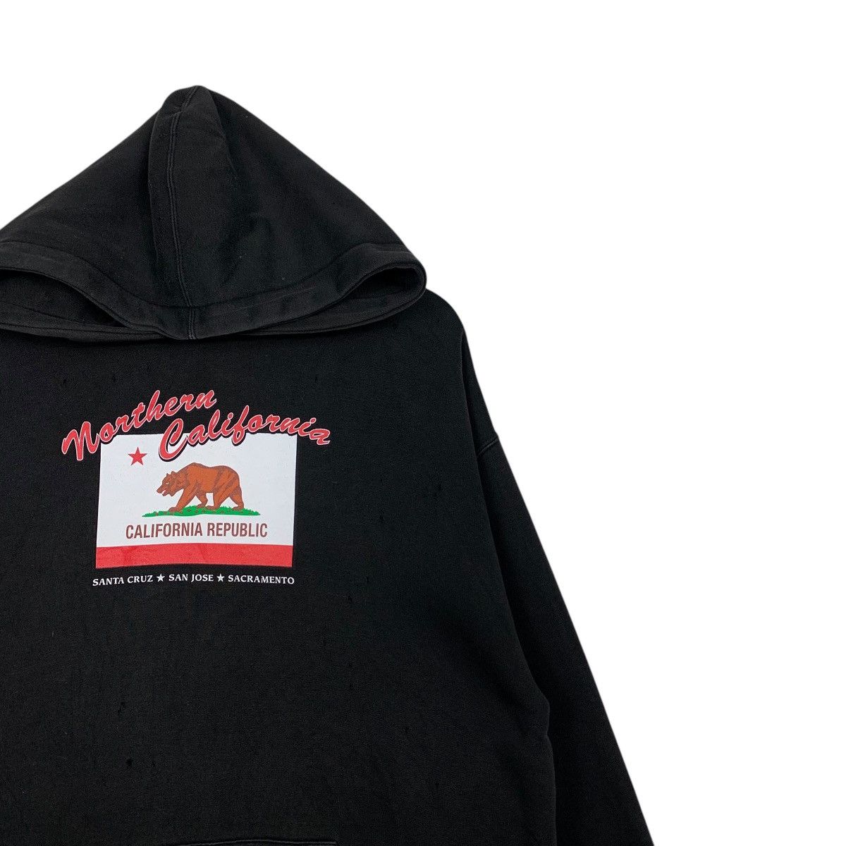 Vintage NOTHERN CALIFORNIA Bear Graphics Pullover Hoodies #1764-C78 Size US M / EU 48-50 / 2 - 8 Thumbnail