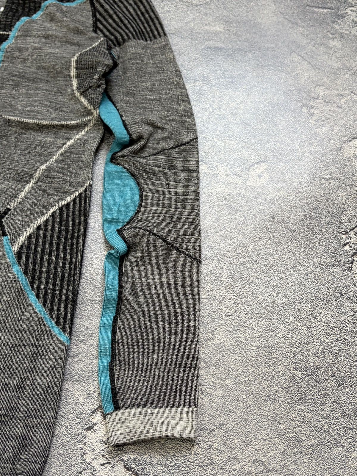Vintage Apani X-Bionic Merino Base Layer Shirt Grey L/XL Size US XL / EU 56 / 4 - 8 Thumbnail