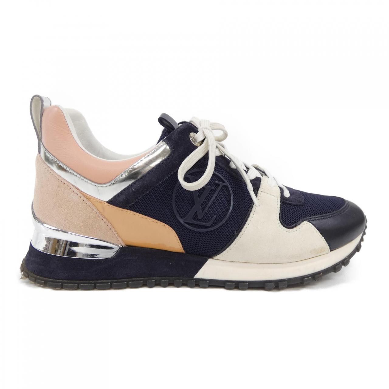 Louis Vuitton Louis Vuitton Louis Vuitton Run Away Line Suede Mesh Patent Leather Sneakers Leather Shoes DUTY FREE for USA Size ONE SIZE - 1 Thumbnail