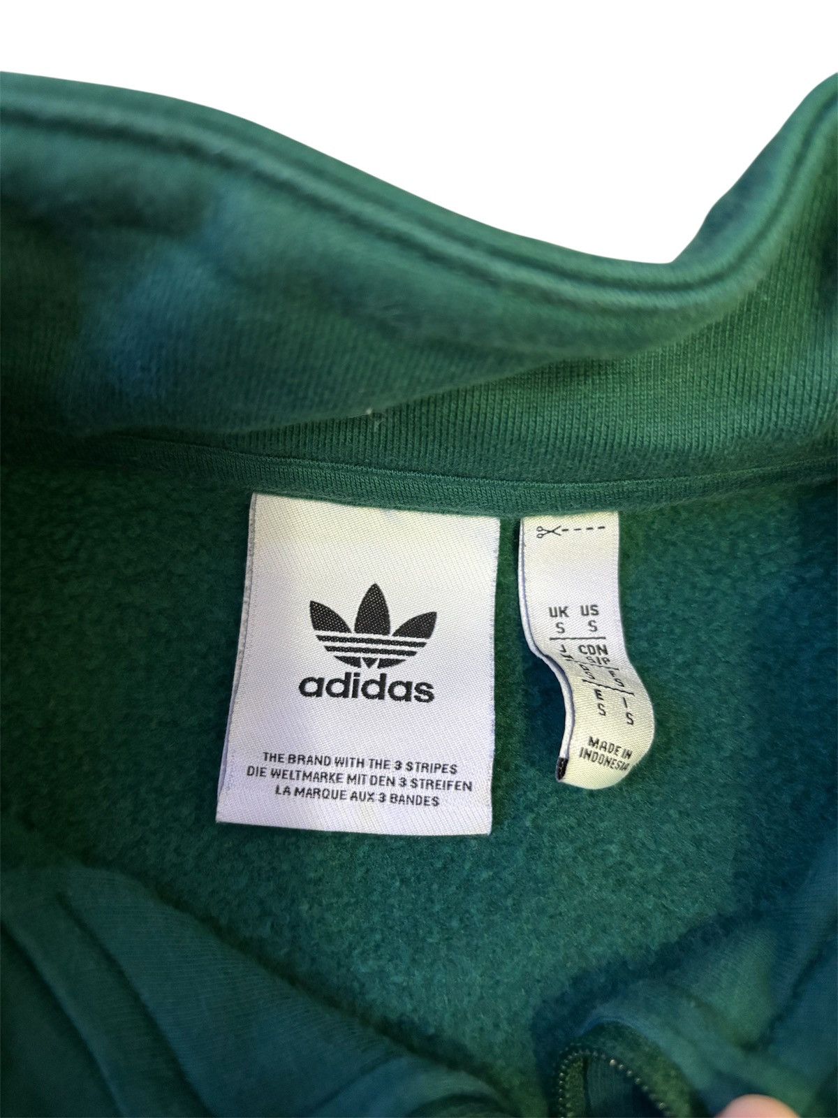 Adidas Adidas Originals Adicolor Contempo Half-Zip Crew Sweatshirt Size US S / EU 44-46 / 1 - 3 Thumbnail