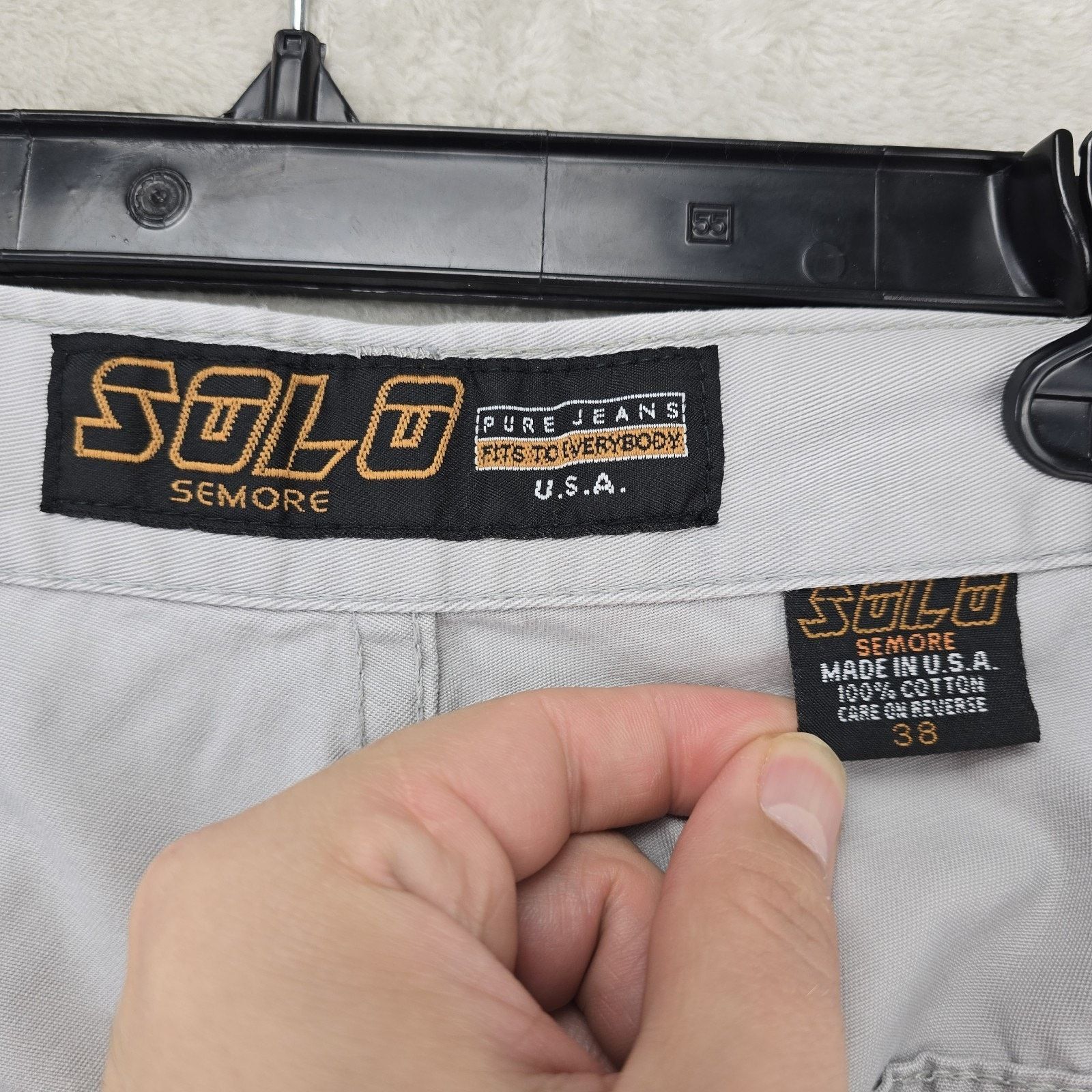 Other SOLO Semore Cargo Shorts Mens 38 Gray Baggy USA Seymour Size US 38 / EU 54 - 5 Thumbnail