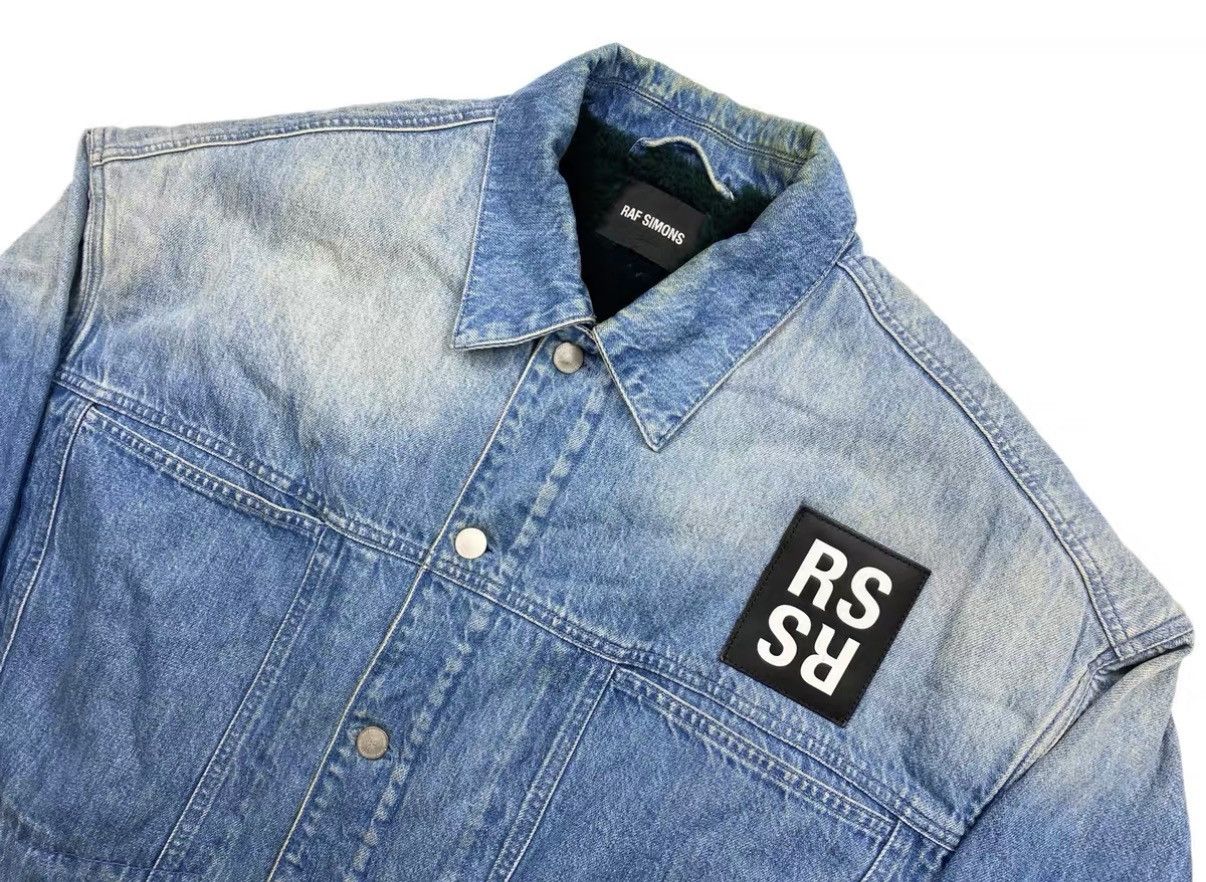 Raf Simons Raf Simons AW20 Fur-Lined Oversized Denim Jacket J31 Size US S / EU 44-46 / 1 - 3 Thumbnail