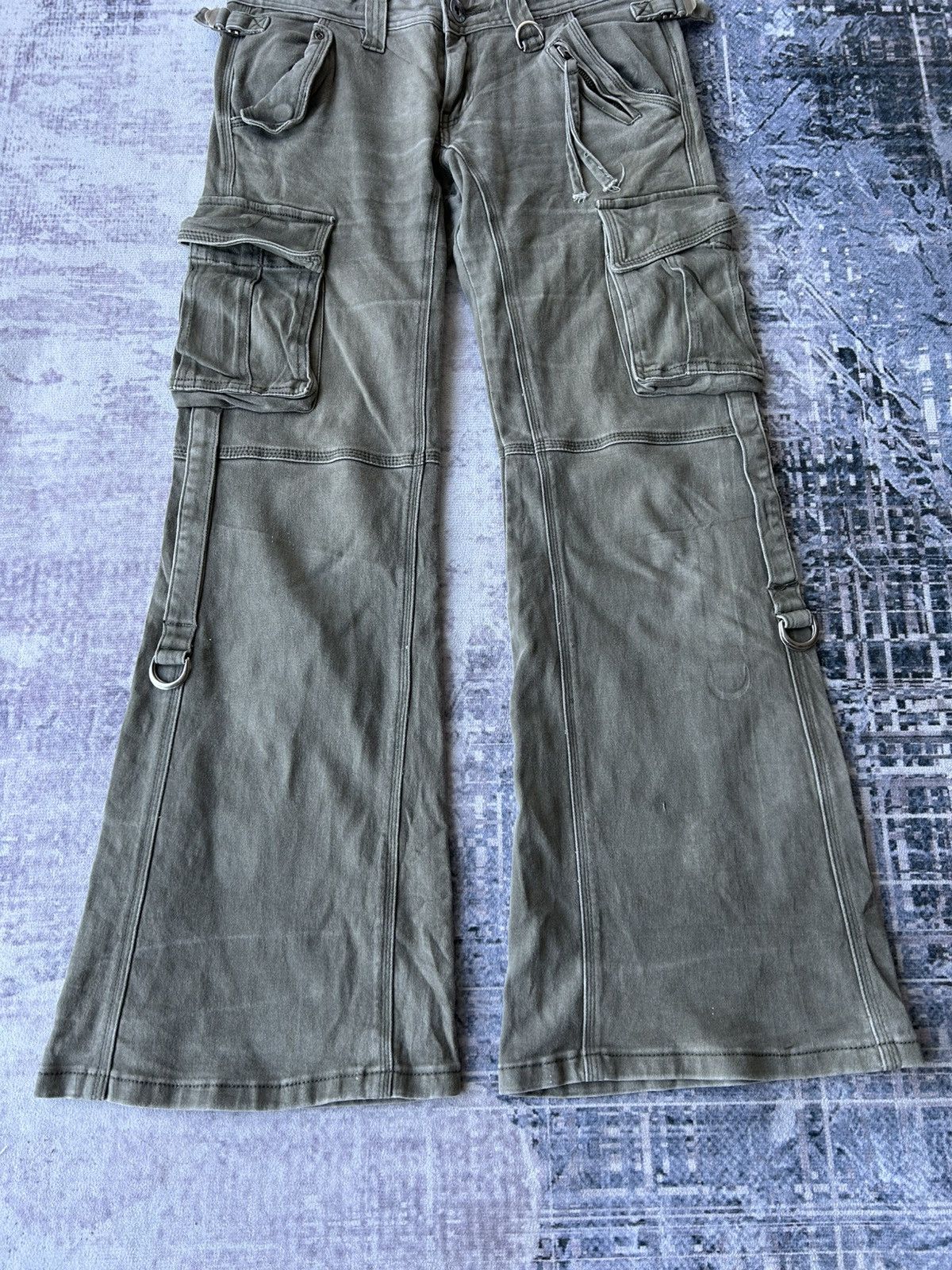 If Six Was Nine Cook & Jeans Flared Army Cargo Size 30" / US 8 / IT 44 - 3 Thumbnail