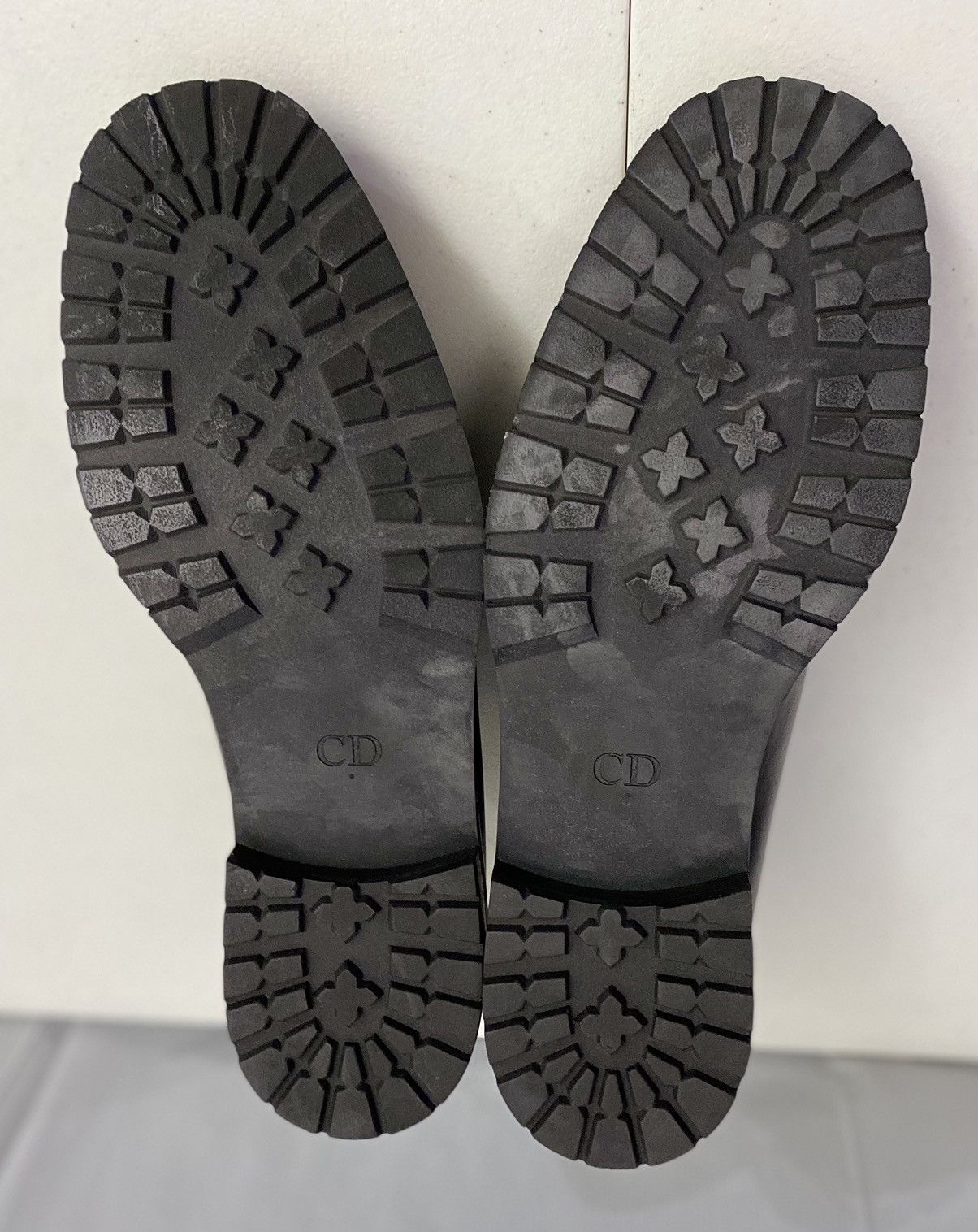 Dior Dior 🇮🇹 Black Derby Calfskin Commando Lug Sole 10 43 New Size US 10 / EU 43 - 10 Thumbnail