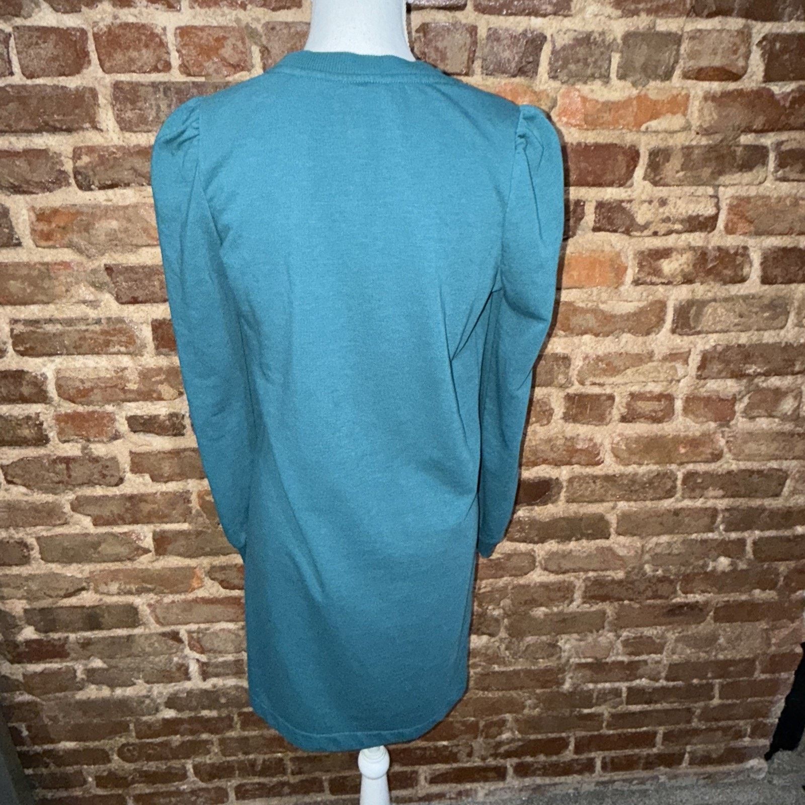 Boden Boden Puff Sleeve Dress Blue Sz 6 Minimalist Soft Holiday Size M / US 6-8 / IT 42-44 - 5 Thumbnail