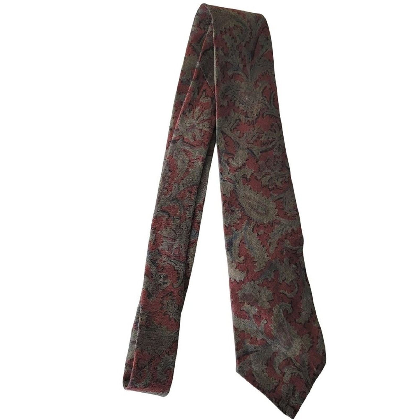 Polo Ralph Lauren Vintage Polo Ralph Lauren Mens Cotton Jacquard Neck Tie Size ONE SIZE - 14 Thumbnail
