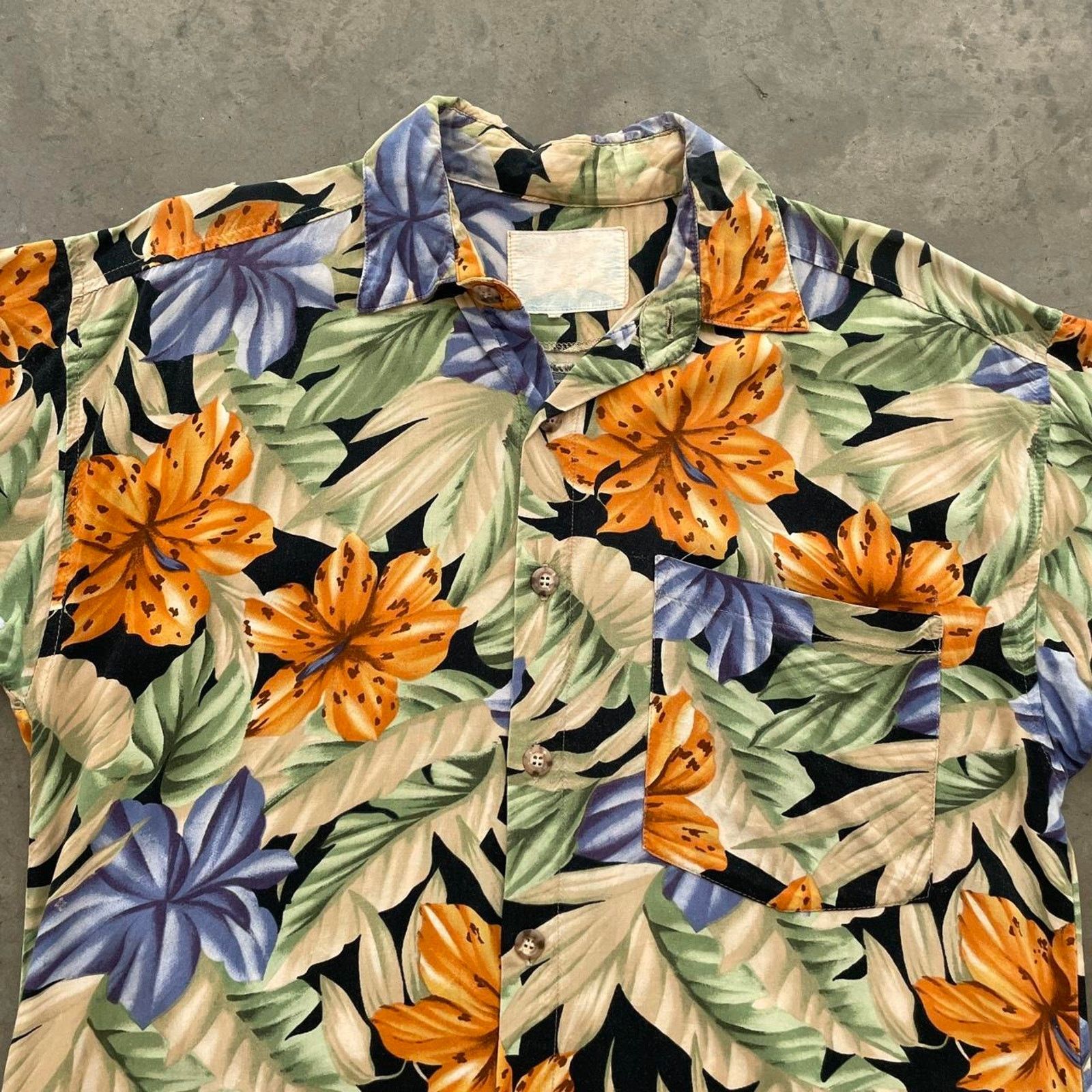 Vintage Vintage Frank Black Hawaiian Shirt Size US L / EU 52-54 / 3 - 2 Thumbnail