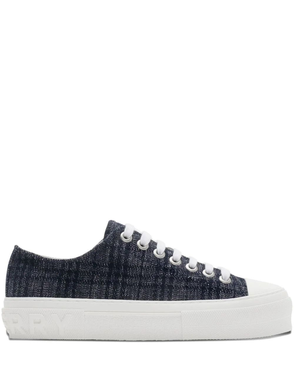 Burberry os11x1225 Lace-Up Sneakers in Multicolor Size US 7 / IT 37 - 1 Thumbnail