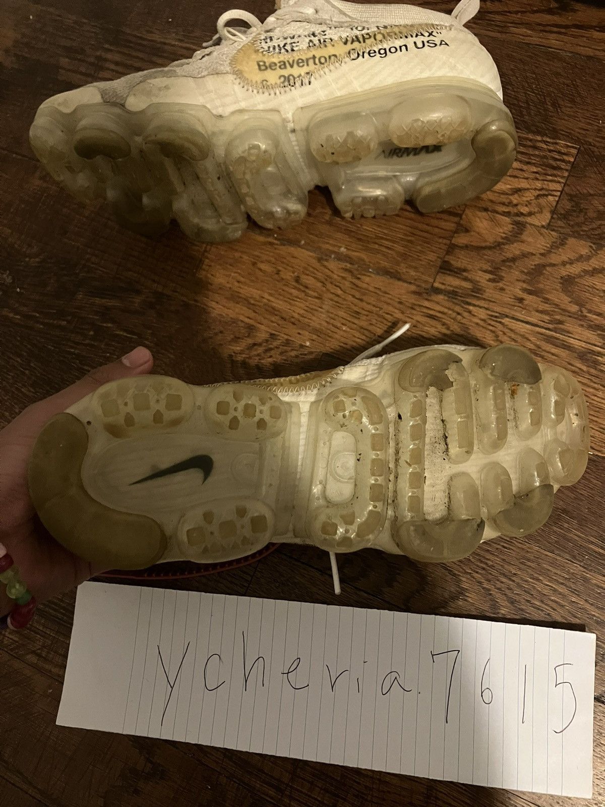 Nike × Off-White off white nike vapormax Size US 8 / EU 41 - 6 Thumbnail