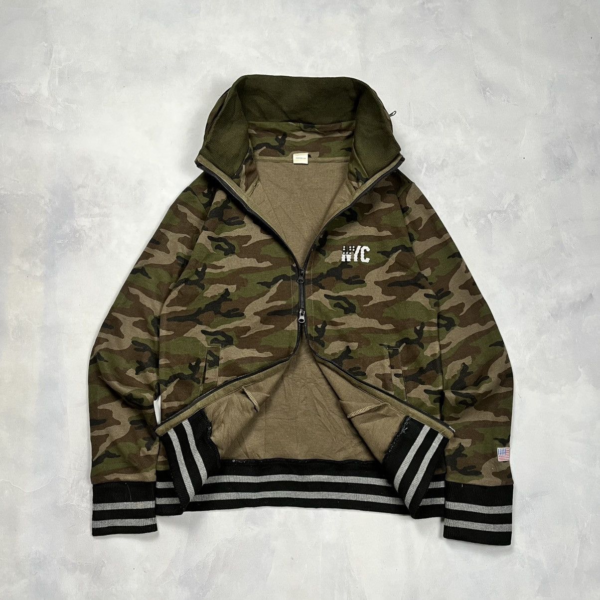 If Six Was Nine Apocalypse Bono Hoodie Double Zipper Cammouflage Size US M / EU 48-50 / 2 - 5 Thumbnail