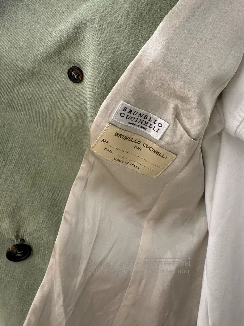 Brunello Cucinelli Brunello Cucinelli Linen Suit Jacket Size XS / US 0-2 / IT 36-38 - 2 Thumbnail