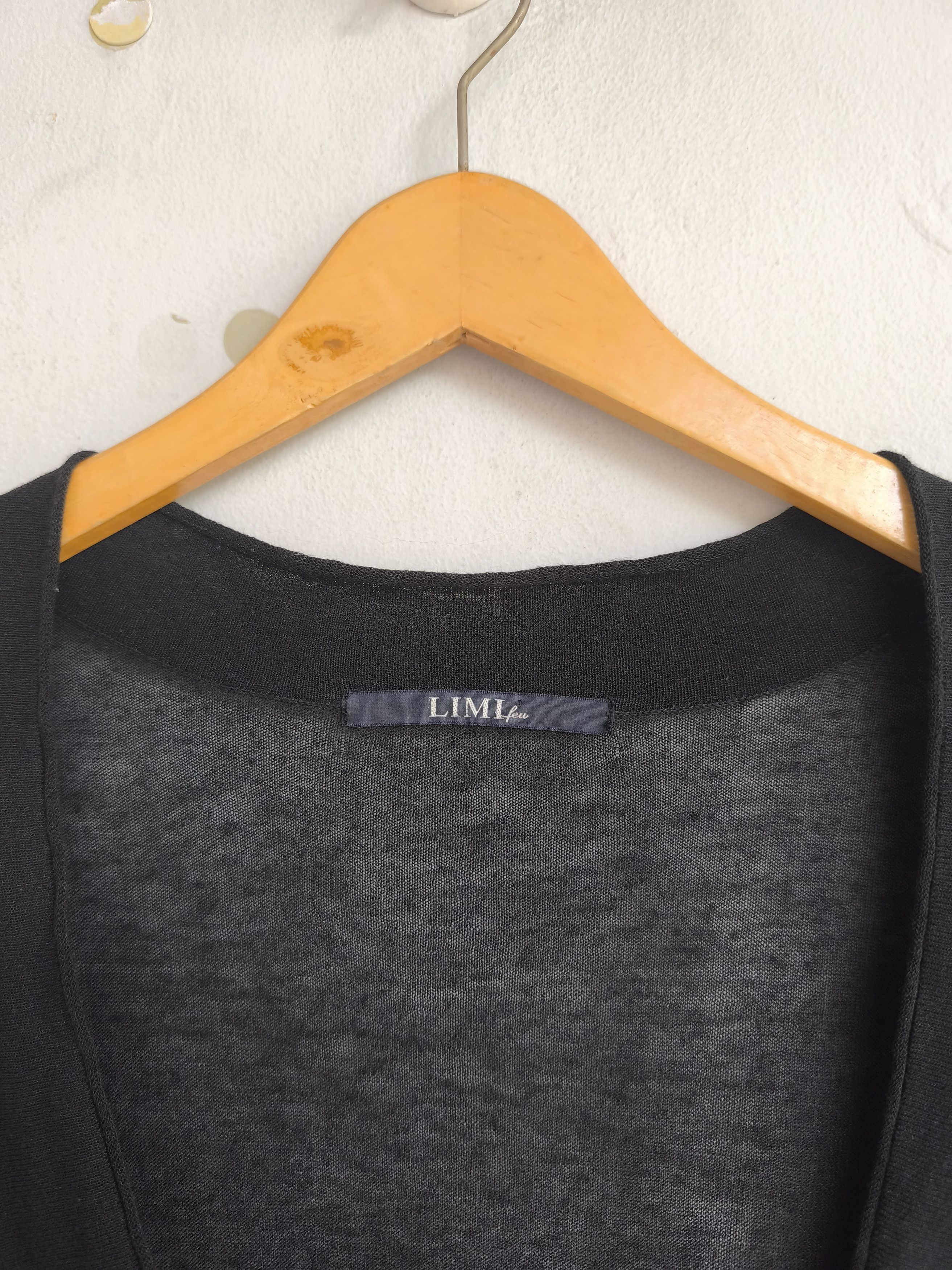 Yohji Yamamoto Yohji Yamamoto Limi feu Long cardigan single button Size L / US 10 / IT 46 - 4 Thumbnail
