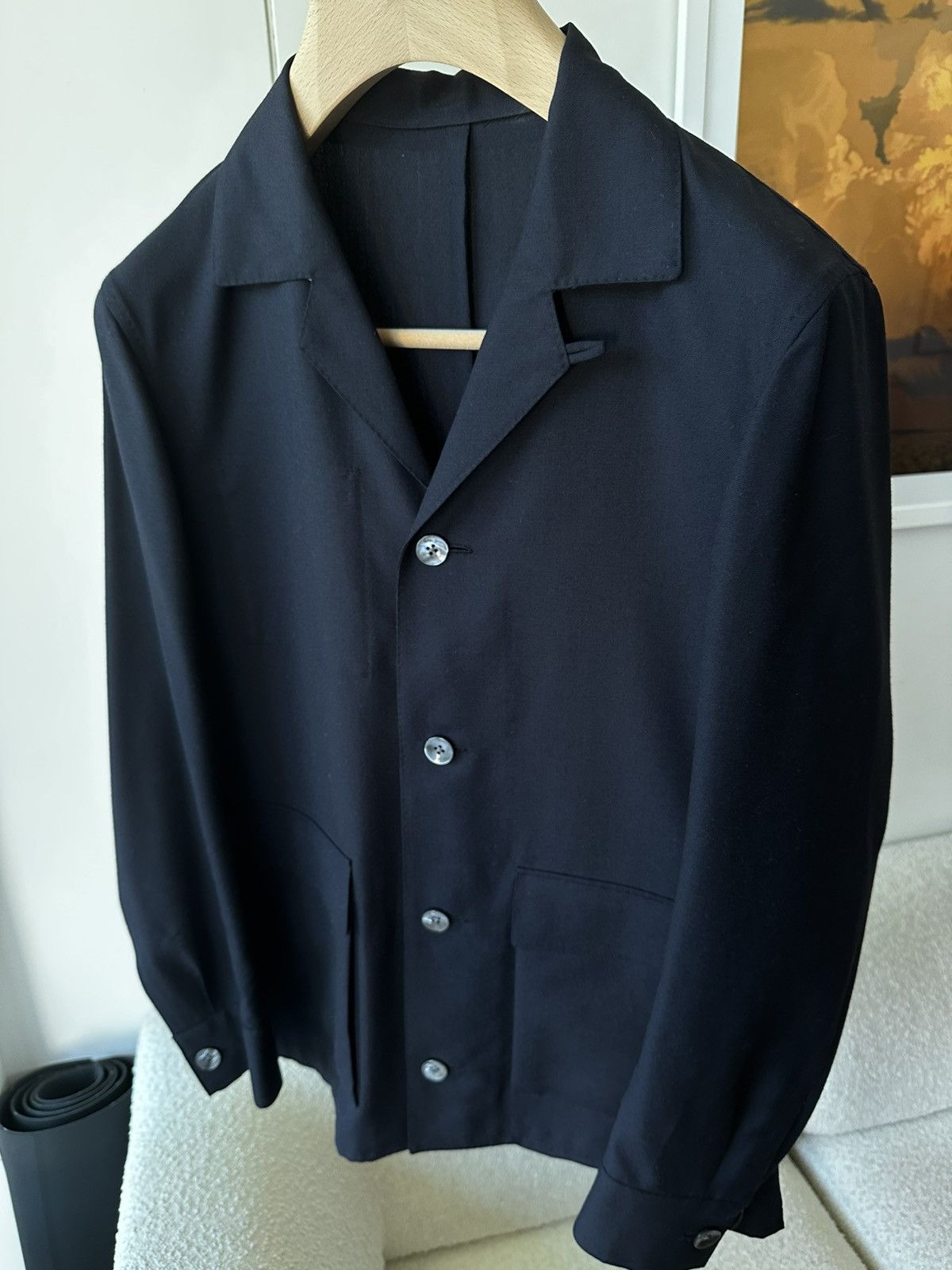 P. Johnson P. Johnson Dark Navy Chore Coat / Overshirt - Large Size US L / EU 52-54 / 3 - 2 Thumbnail