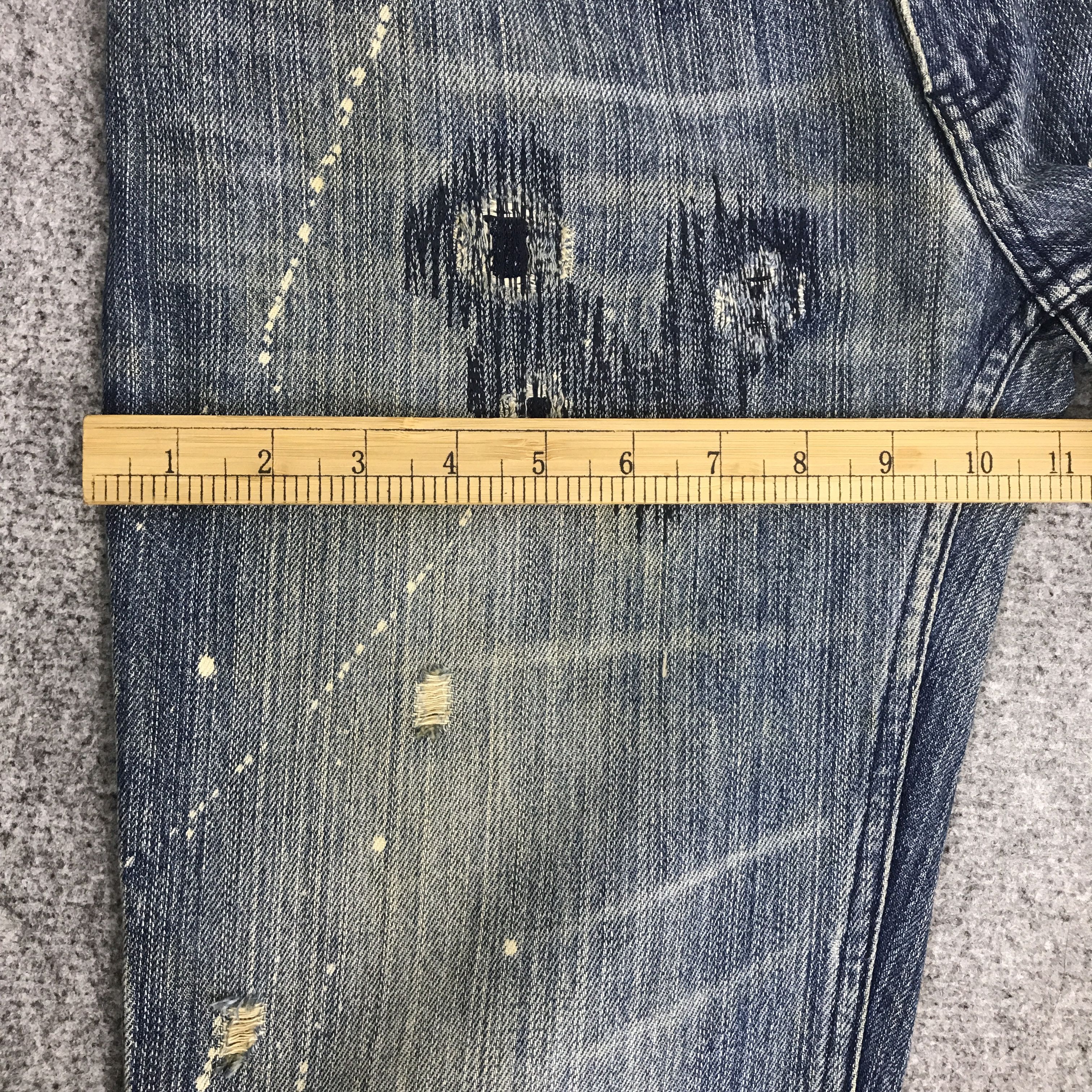 Japanese Brand ZEEROSAIL DESIGN STYLE IFSIXWASNINE DENIM PANTSK74B1 Size US 29 - 10 Thumbnail
