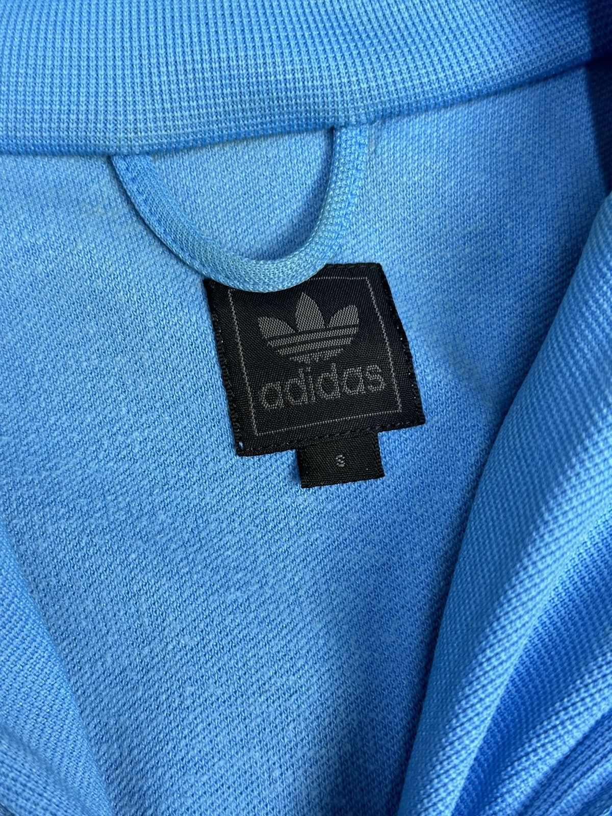 Adidas × Vintage Vintage Adidas Blokecore Track Jacket Blue Big Logo Y2K Size US S / EU 44-46 / 1 - 10 Thumbnail