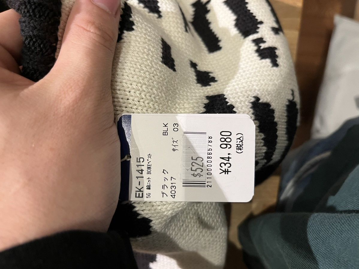 Kapital × Kapital Kountry BELOW RETAIL! KAPITAL 5G COTTON KNIT BONE VEST Size US XL / EU 56 / 4 - 3 Thumbnail
