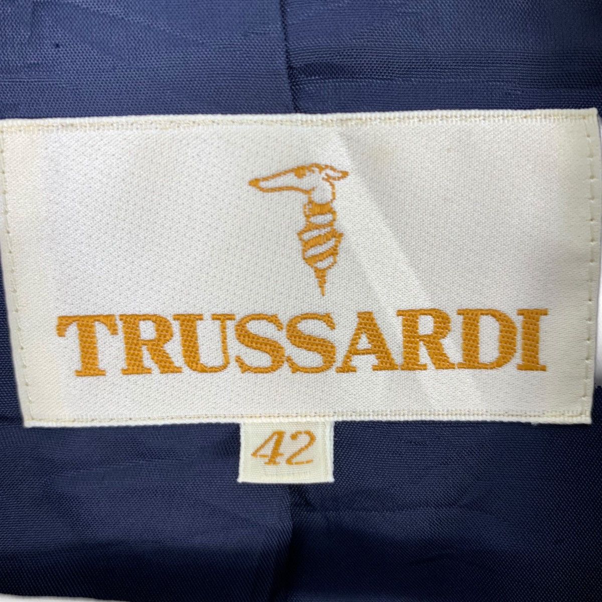 Designer × Trussardi × Vintage Vintage TRUSSARDI Casualwear Designer Blazer Coat Jacket Size US S / EU 44-46 / 1 - 6 Thumbnail