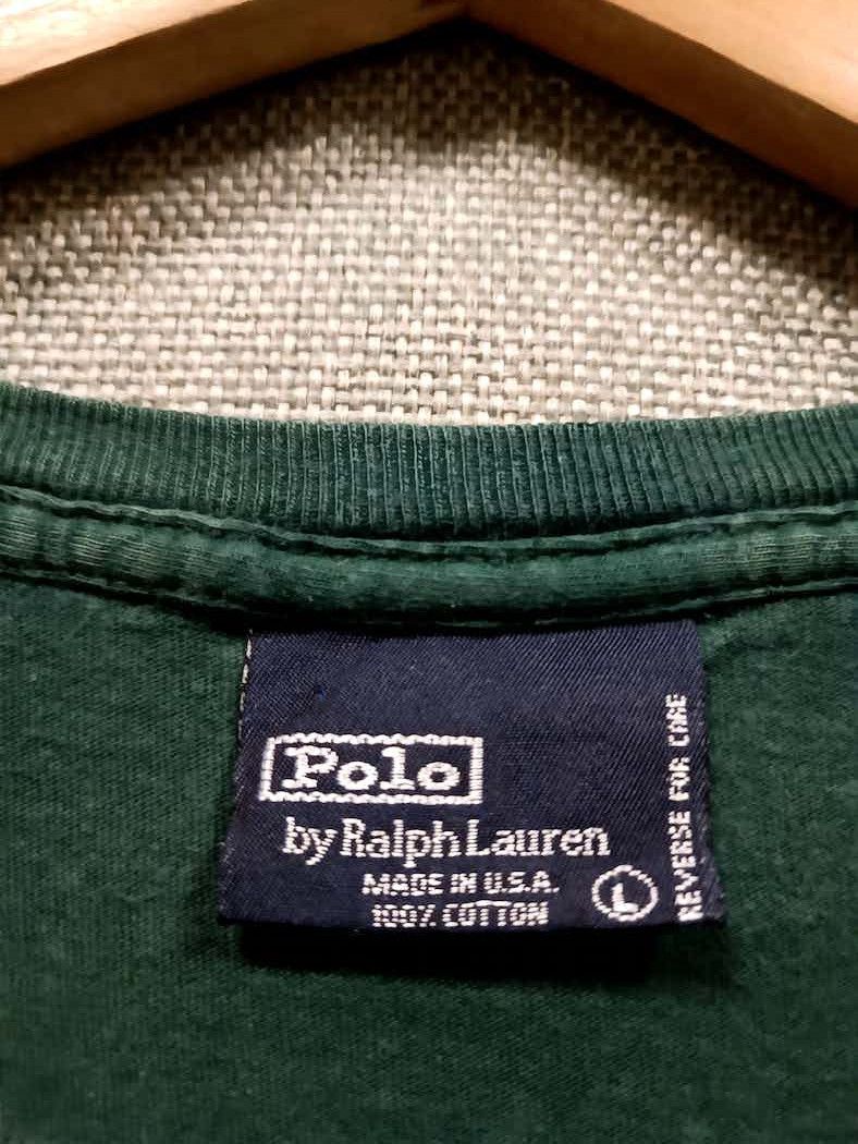Polo Ralph Lauren × Vintage vintage 90s t shirt polo sportsman made in usa Size US XL / EU 56 / 4 - 5 Thumbnail