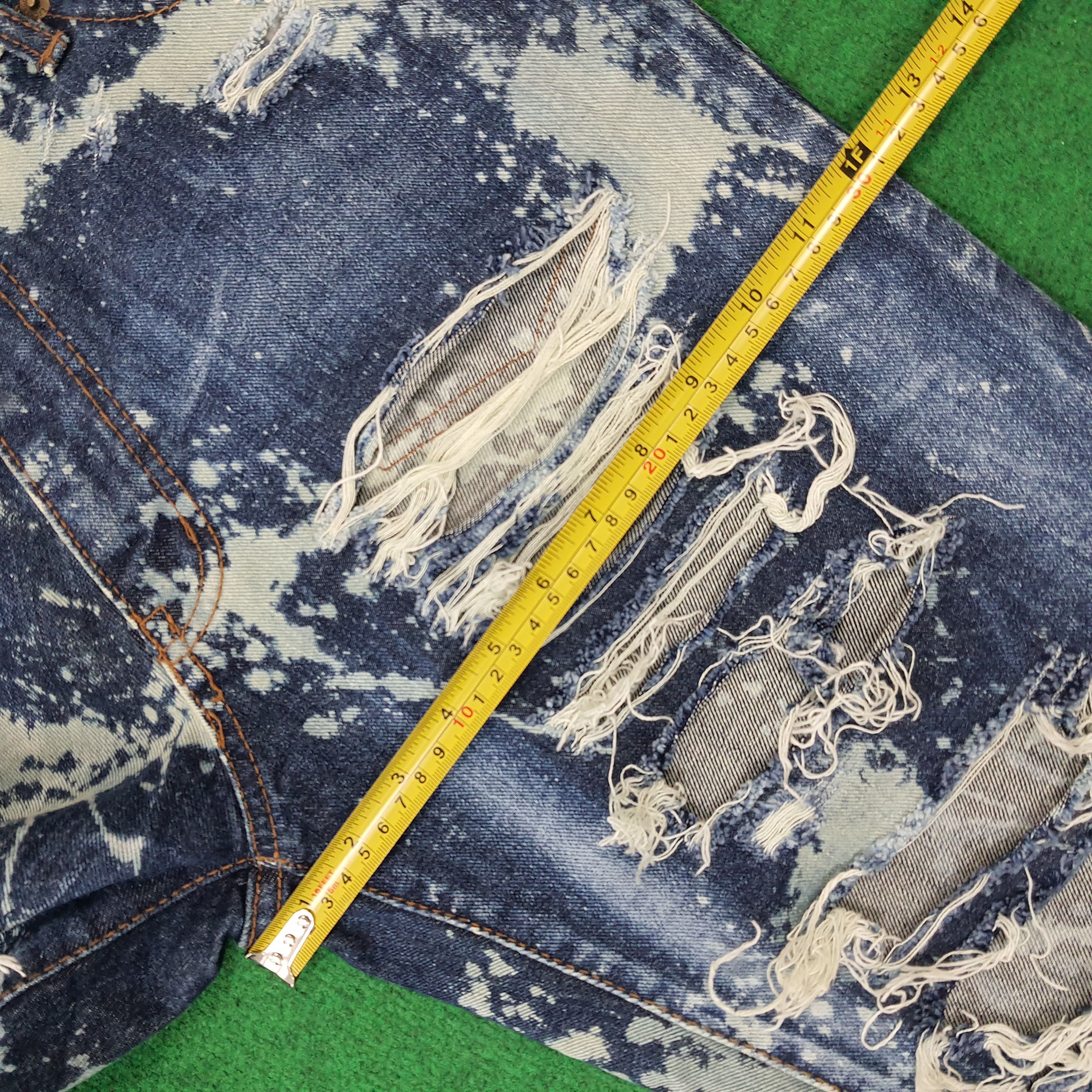 Vintage Vintage D/EX Denim Exchange Distressed Paint Jeans C272N2 Size US 33 - 15 Thumbnail
